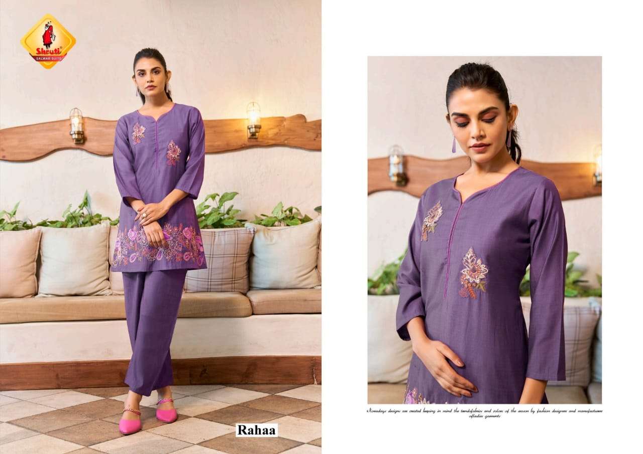 shruti suits khoobsurat designer wear heavy viscose vatican silk hand work cord set collection buy online dealer surat