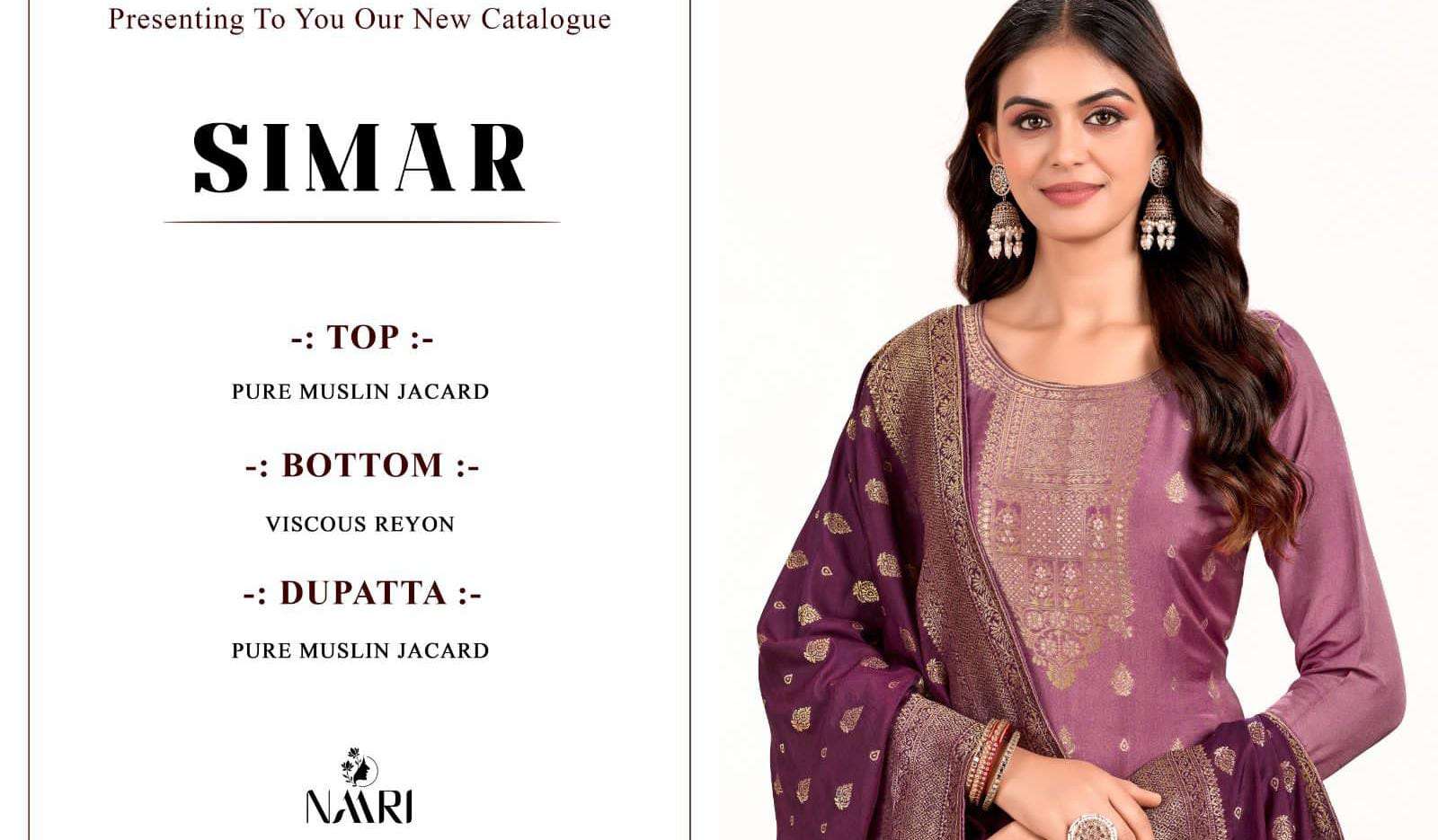 simar by naari 121001-121004 series party wear salwar suits catalogue wholesale dealer surat 
