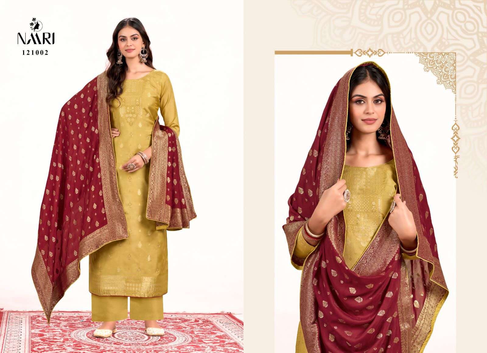 simar by naari 121001-121004 series party wear salwar suits catalogue wholesale dealer surat 