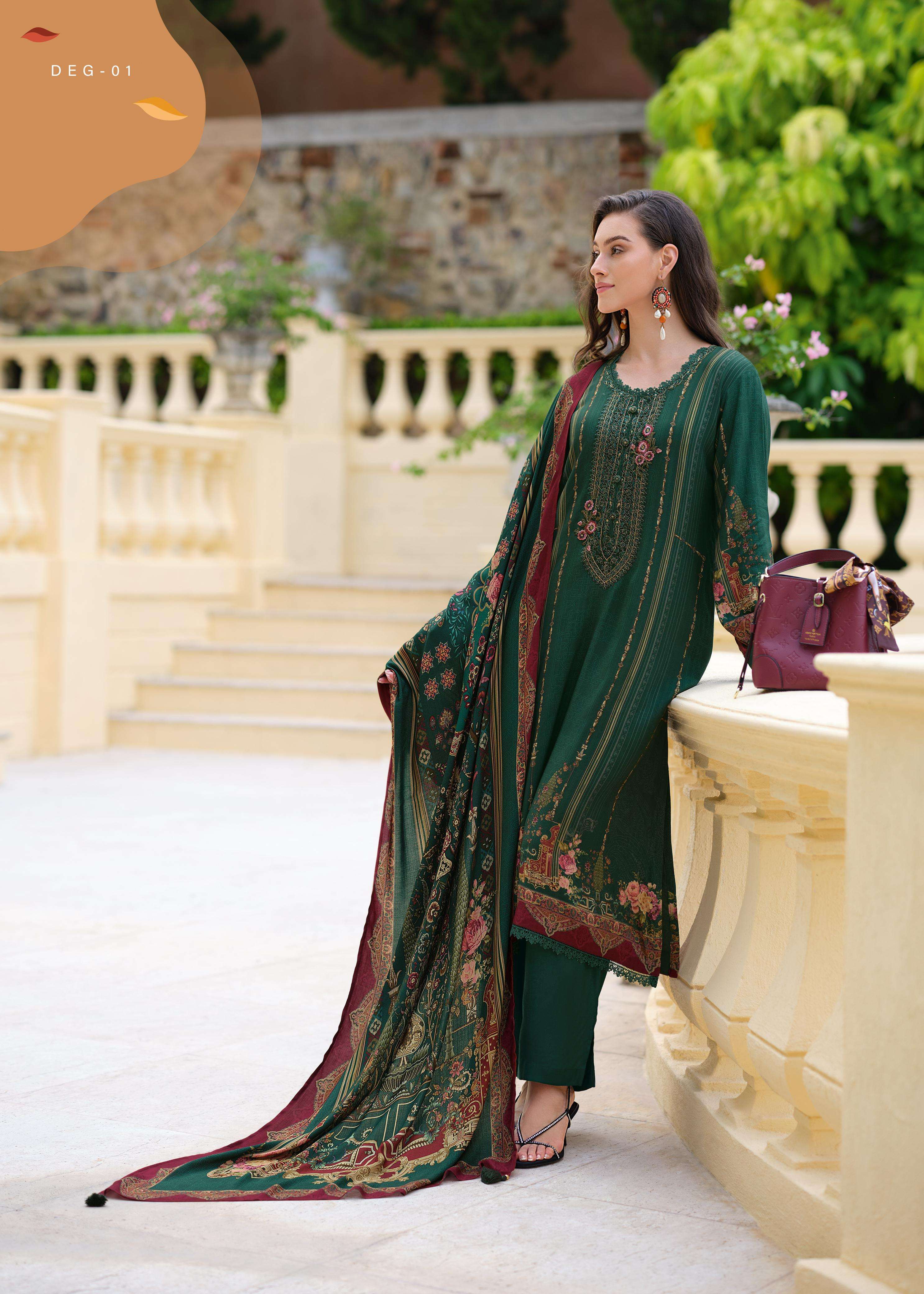 varsha dil e gulzar latest designer salwar kameez catalogue at wholesale price surat gujarat 