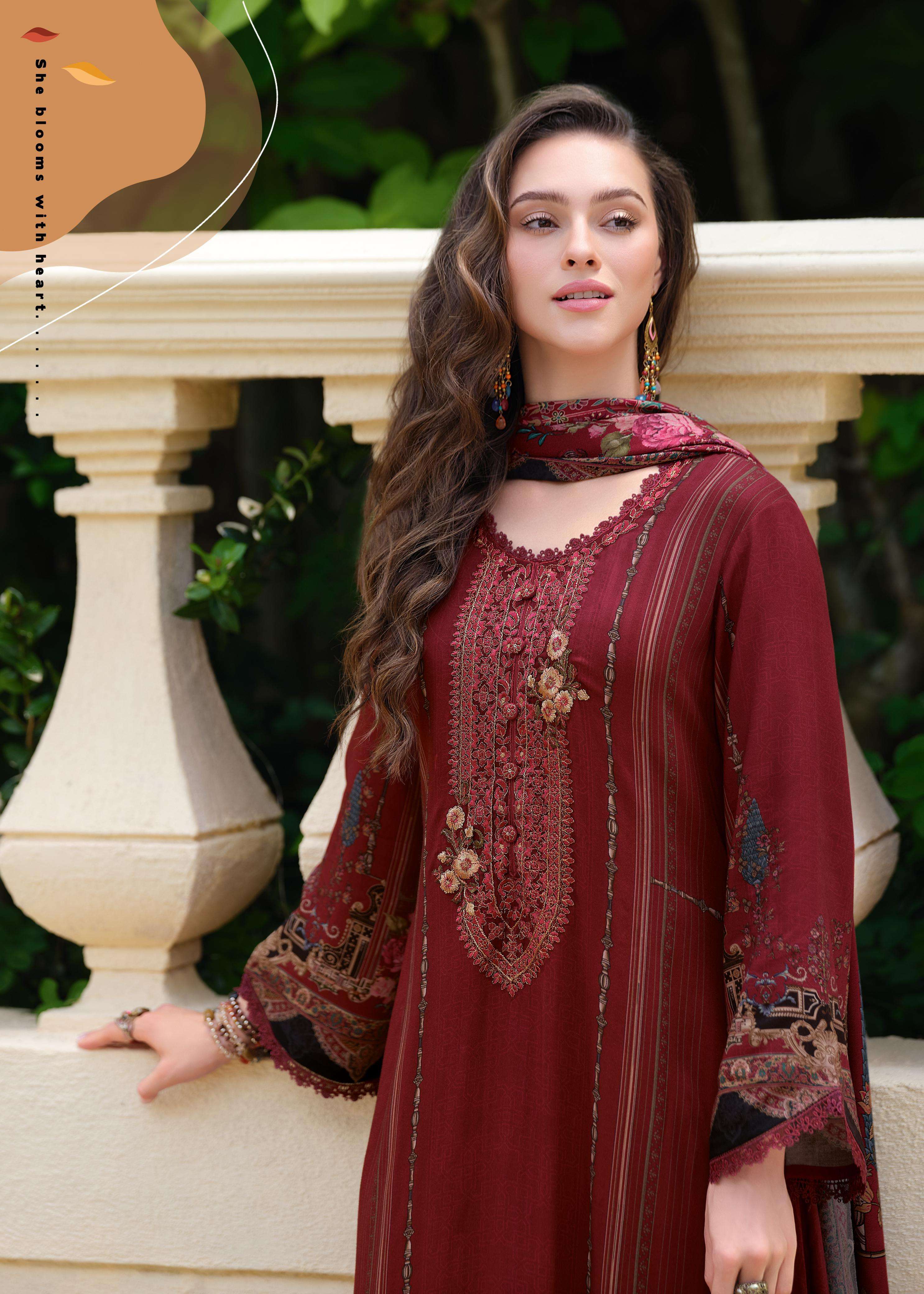 varsha dil e gulzar latest designer salwar kameez catalogue at wholesale price surat gujarat 