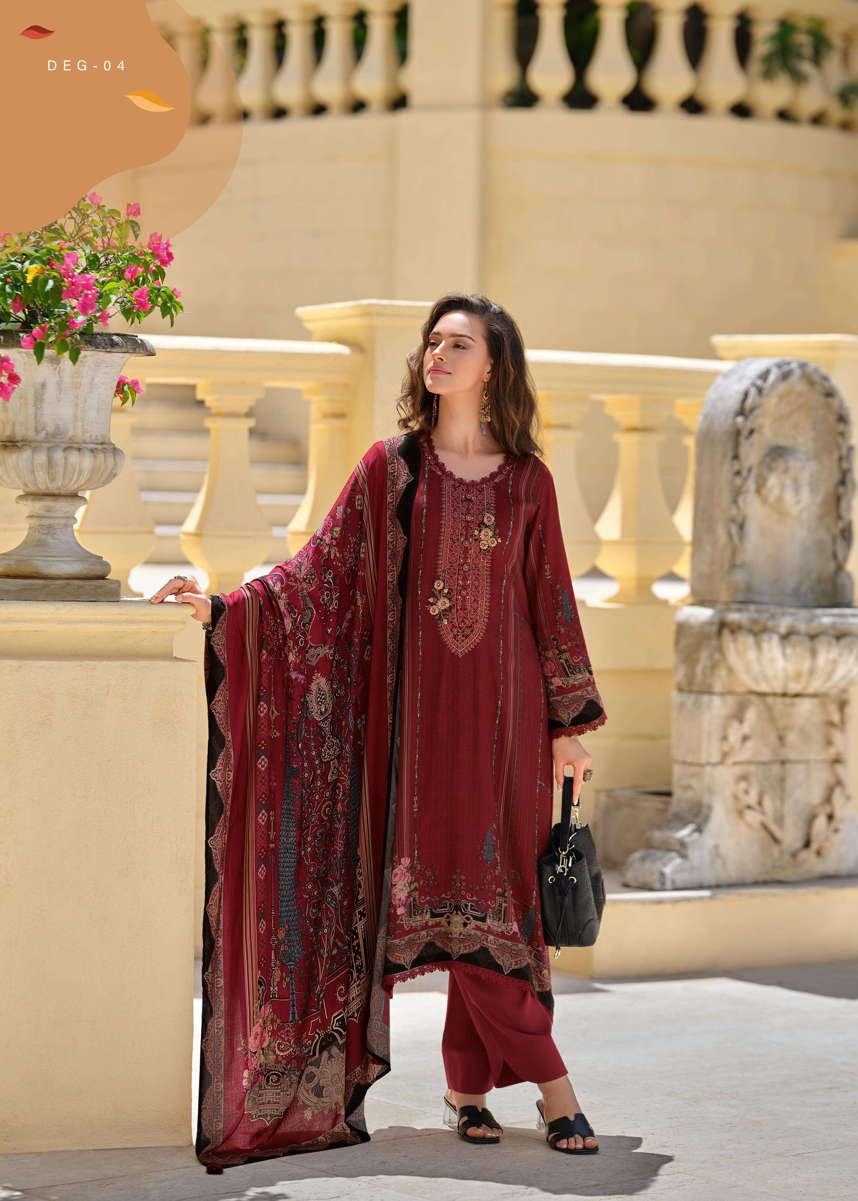 varsha dil e gulzar latest designer salwar kameez catalogue at wholesale price surat gujarat 