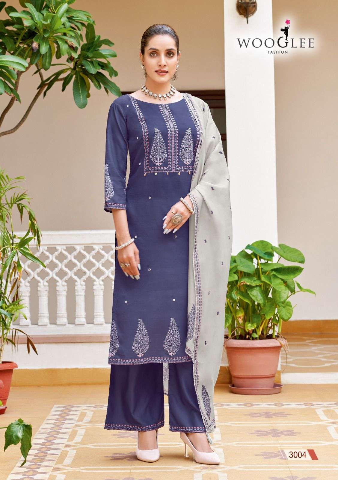 wooglee fashion swaraj 3001-3006 series viscos designer kurtis catalogue wholesale collection surat
