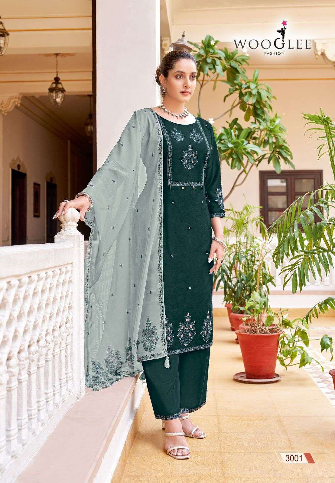 wooglee fashion swaraj 3001-3006 series viscos designer kurtis catalogue wholesale collection surat