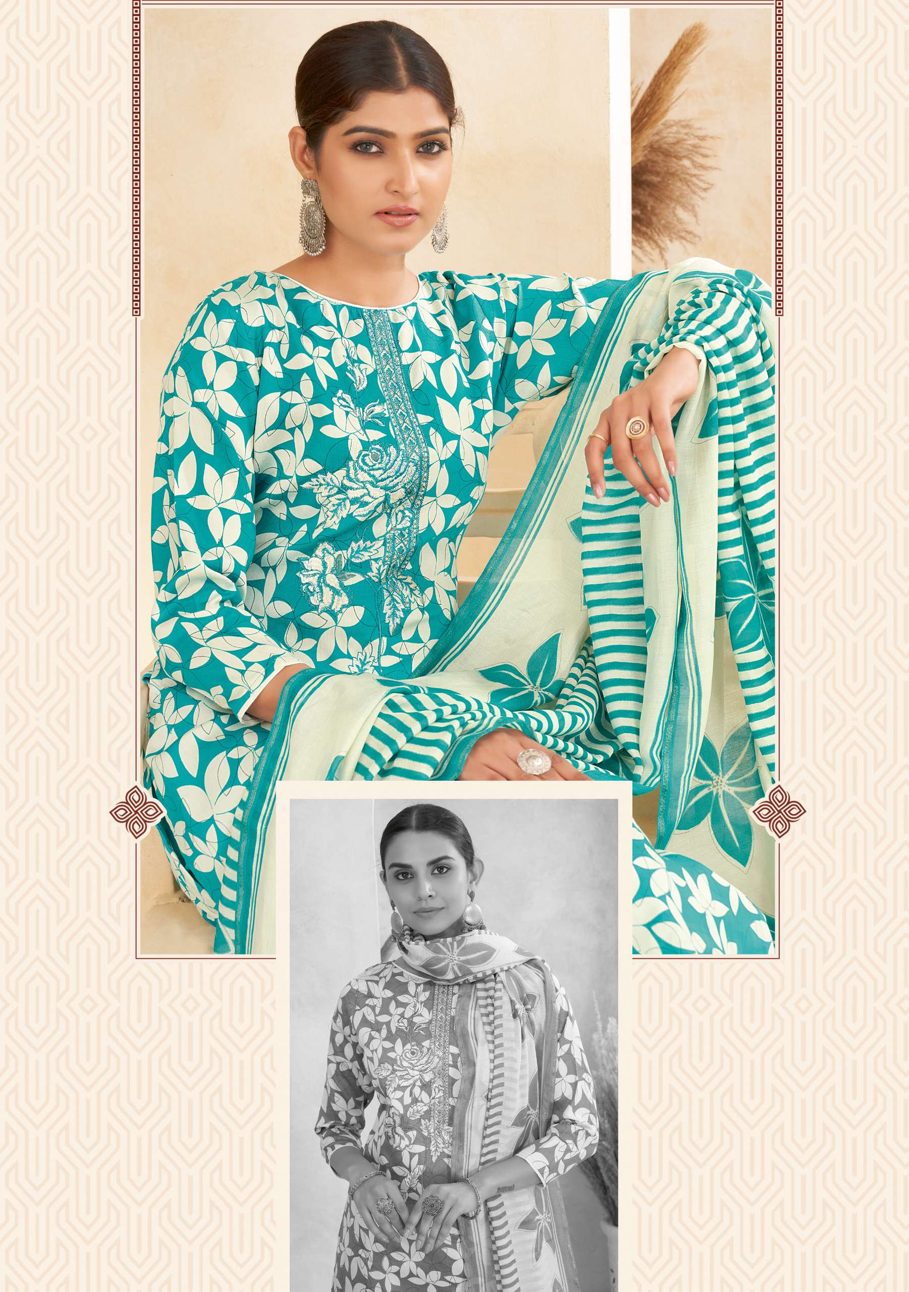 harmony by alok suits color series jam new embroidery work new designer salwar kameez best online price surat india 