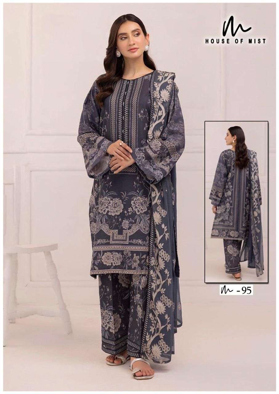 house of mist ghazal vol 10 91-96 series pure cotton summer special salwar kameez catalogue buy best rate surat 