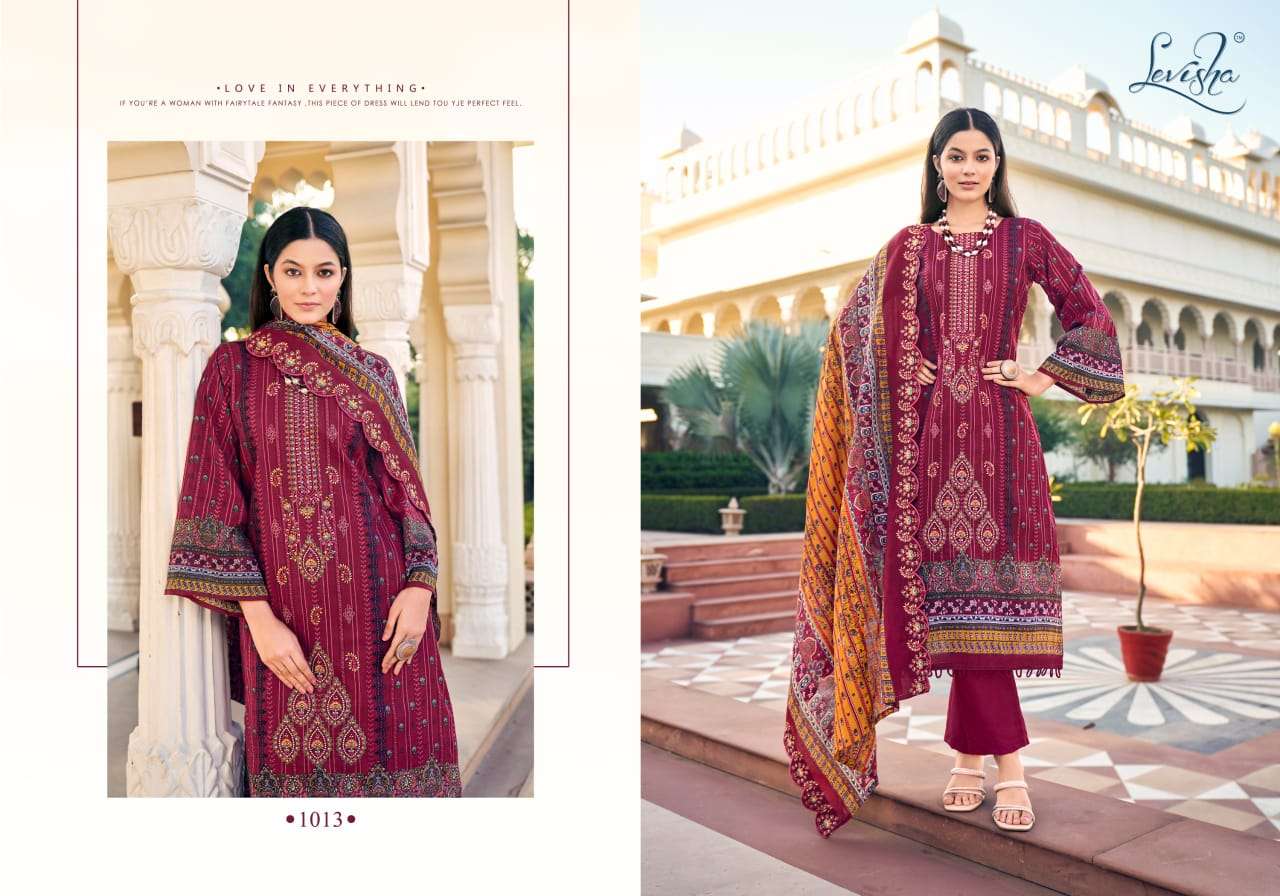 levisha naira madhubala 1013-1020 series pakistani style designer salwar kameez catalogue wholesale price surat