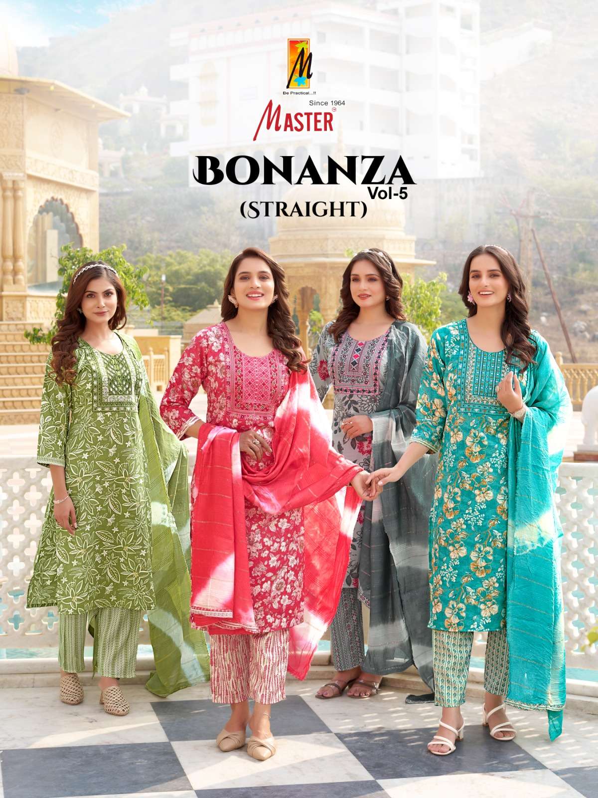 master bonanza vol-5 501-508 series designer salwar kameez catalogue online wholesale rate surat gujarat 