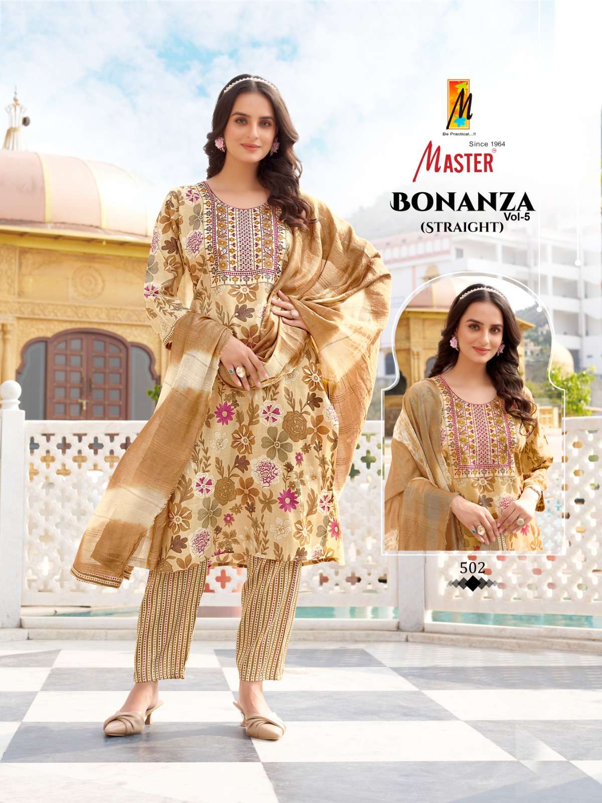 master bonanza vol-5 501-508 series designer salwar kameez catalogue online wholesale rate surat gujarat 