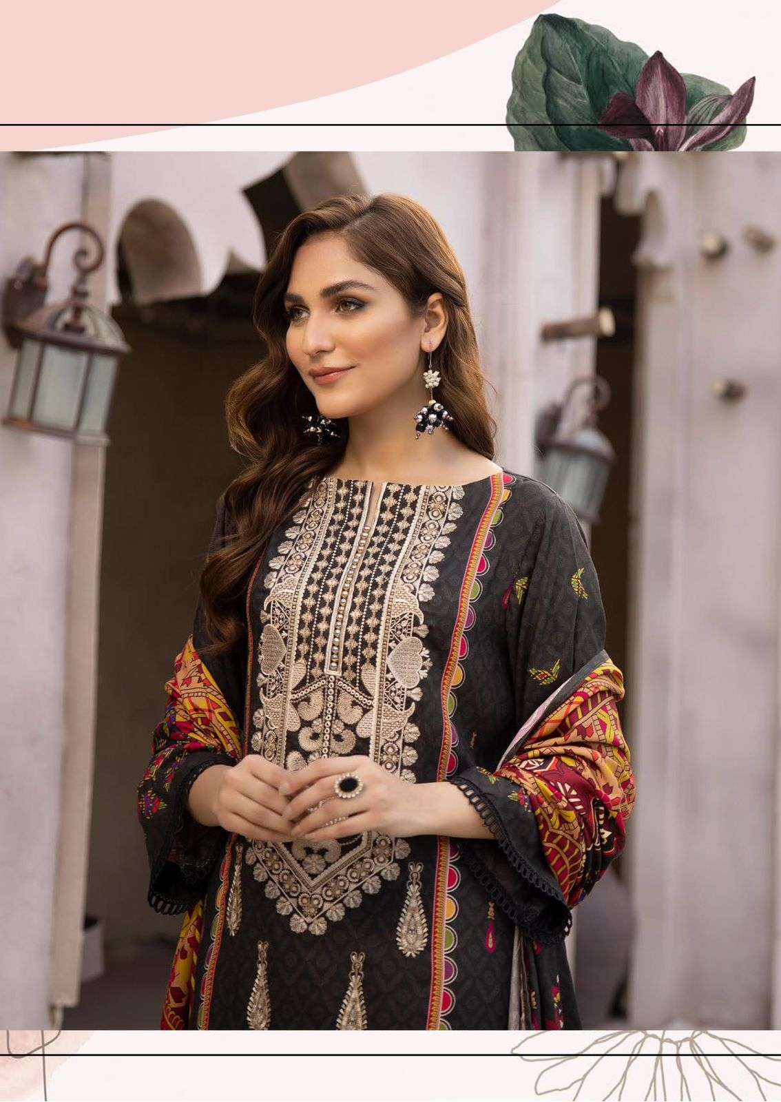 mishri creation gulbagh vol-6 6001-6006 series lawn cotton salwar kameez catalogue manufacturer surat 