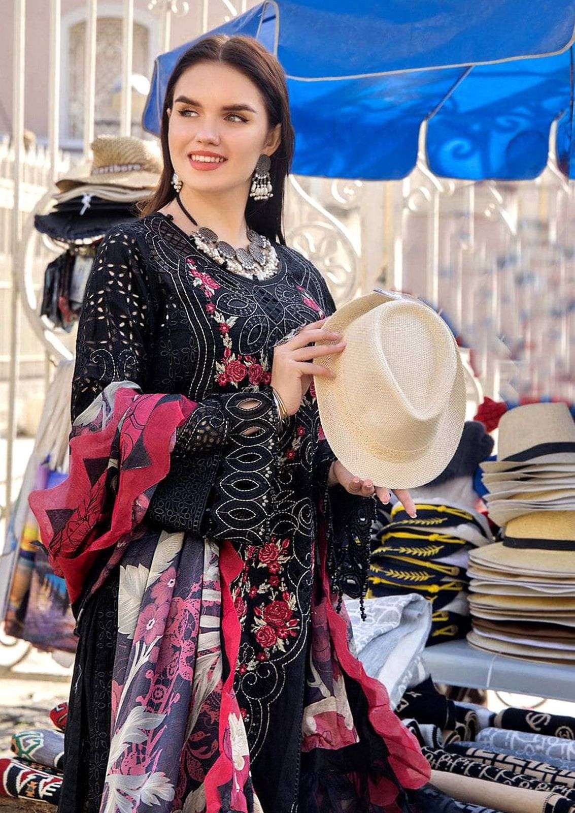 miss world maria vol-2 2001-2006 series cotton salwar kameez catalogue wholesale rate surat gujarat 