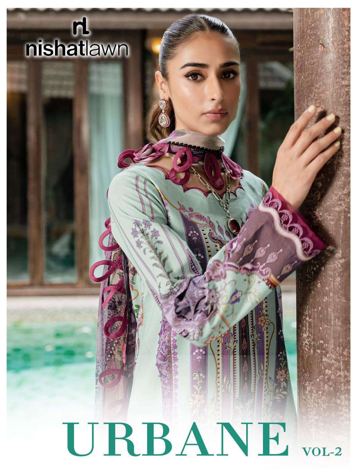 nishant fashion urbane vol-2 2001-2006 series pure lawn party wear suits catalogue manufacturer surat