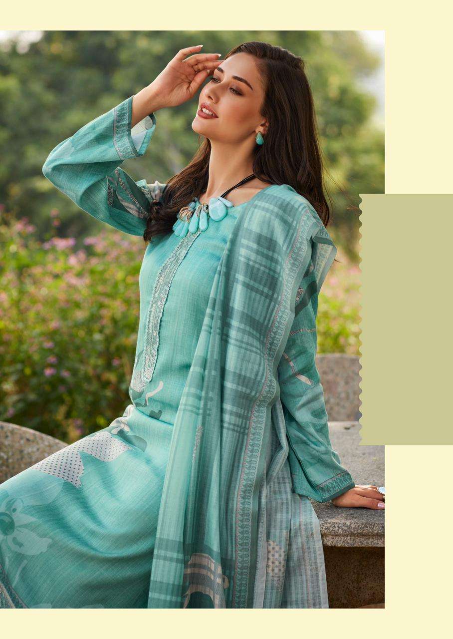 prm trendz camilla 12021-12026 series party wear jam cotton embroidred salwar kameez catalogue set to set only 