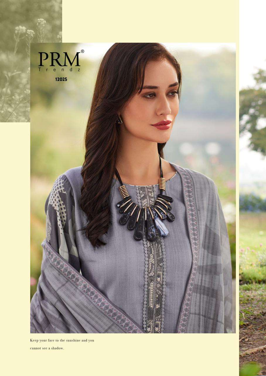 prm trendz camilla 12021-12026 series party wear jam cotton embroidred salwar kameez catalogue set to set only 