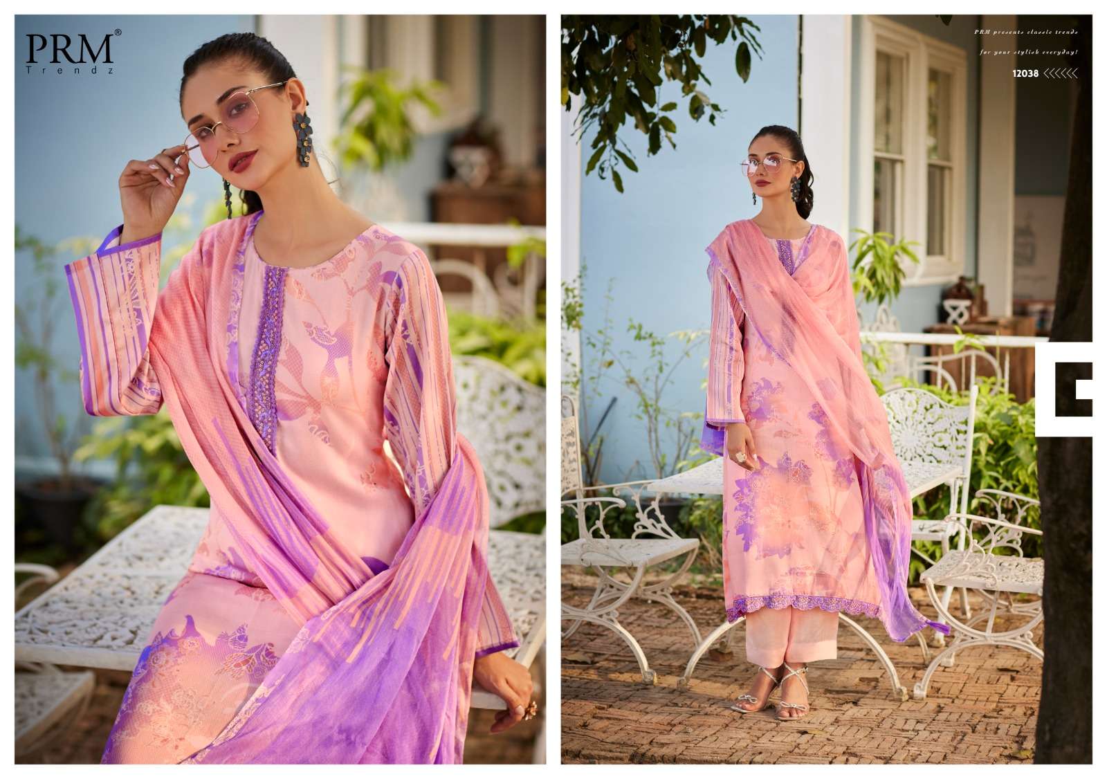 prm trendz noreen 12033-12038 series premium designer salwar kameez catalogue online wholesaler surat gujrat