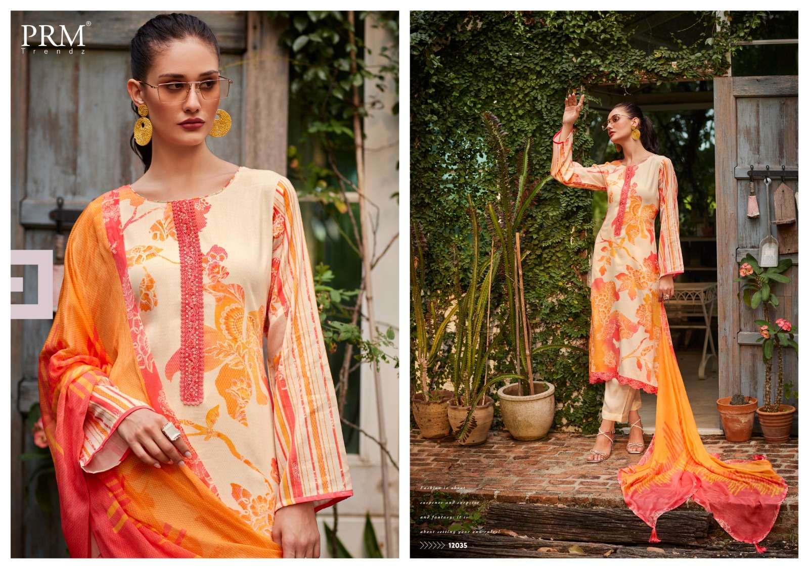 prm trendz noreen 12033-12038 series premium designer salwar kameez catalogue online wholesaler surat gujrat
