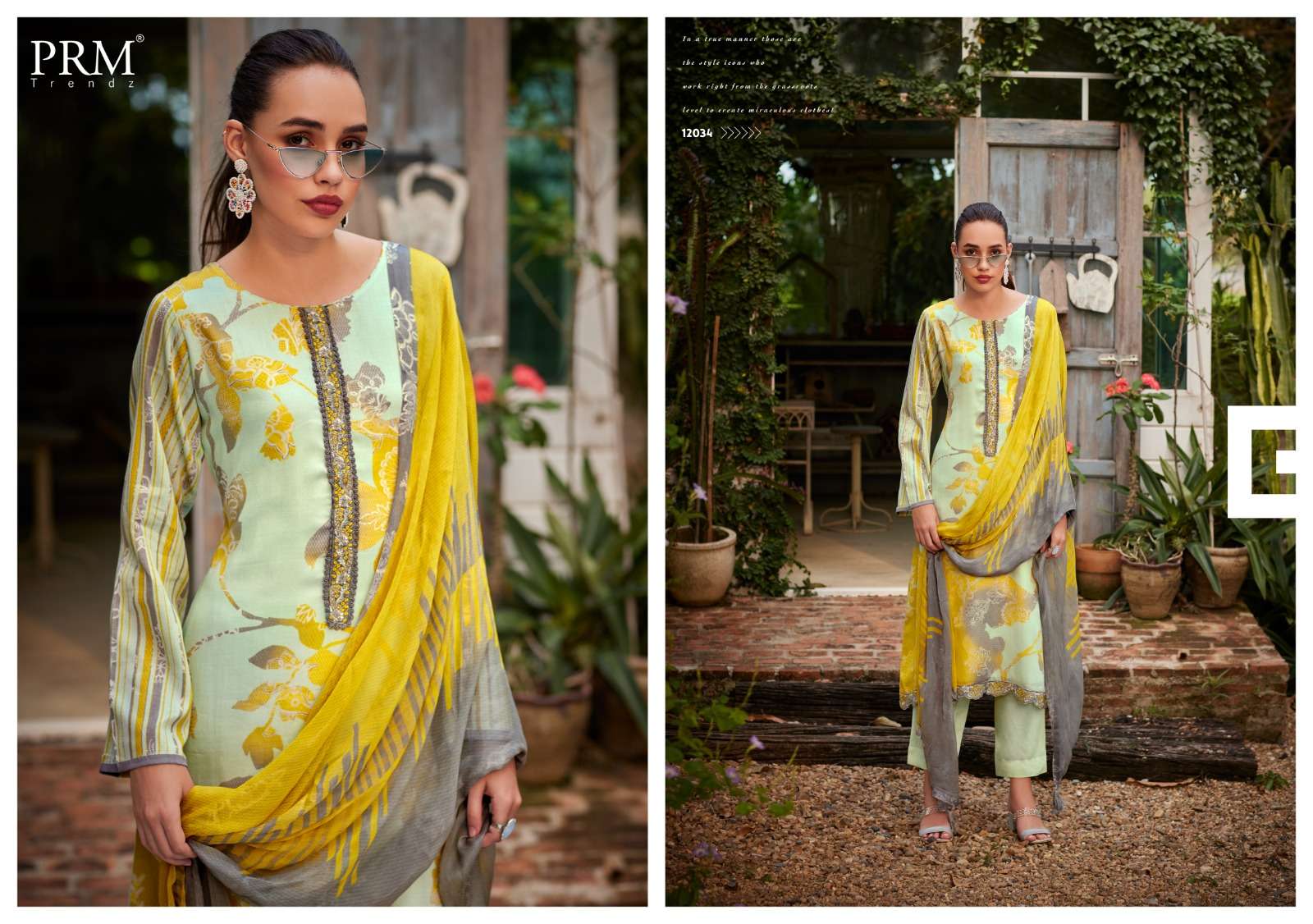 prm trendz noreen 12033-12038 series premium designer salwar kameez catalogue online wholesaler surat gujrat
