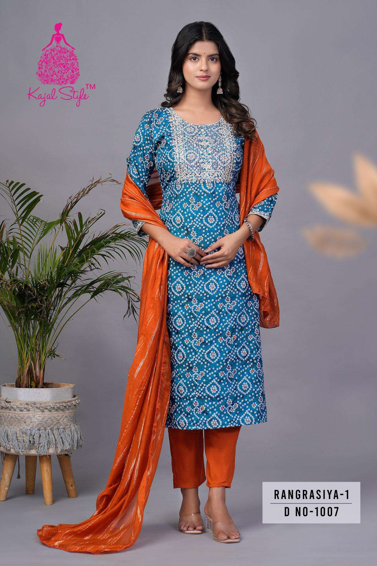 rangrasiya vol 1 by diya colors series silk designer embroidery work new kurtis with pant set best online price surat indian 