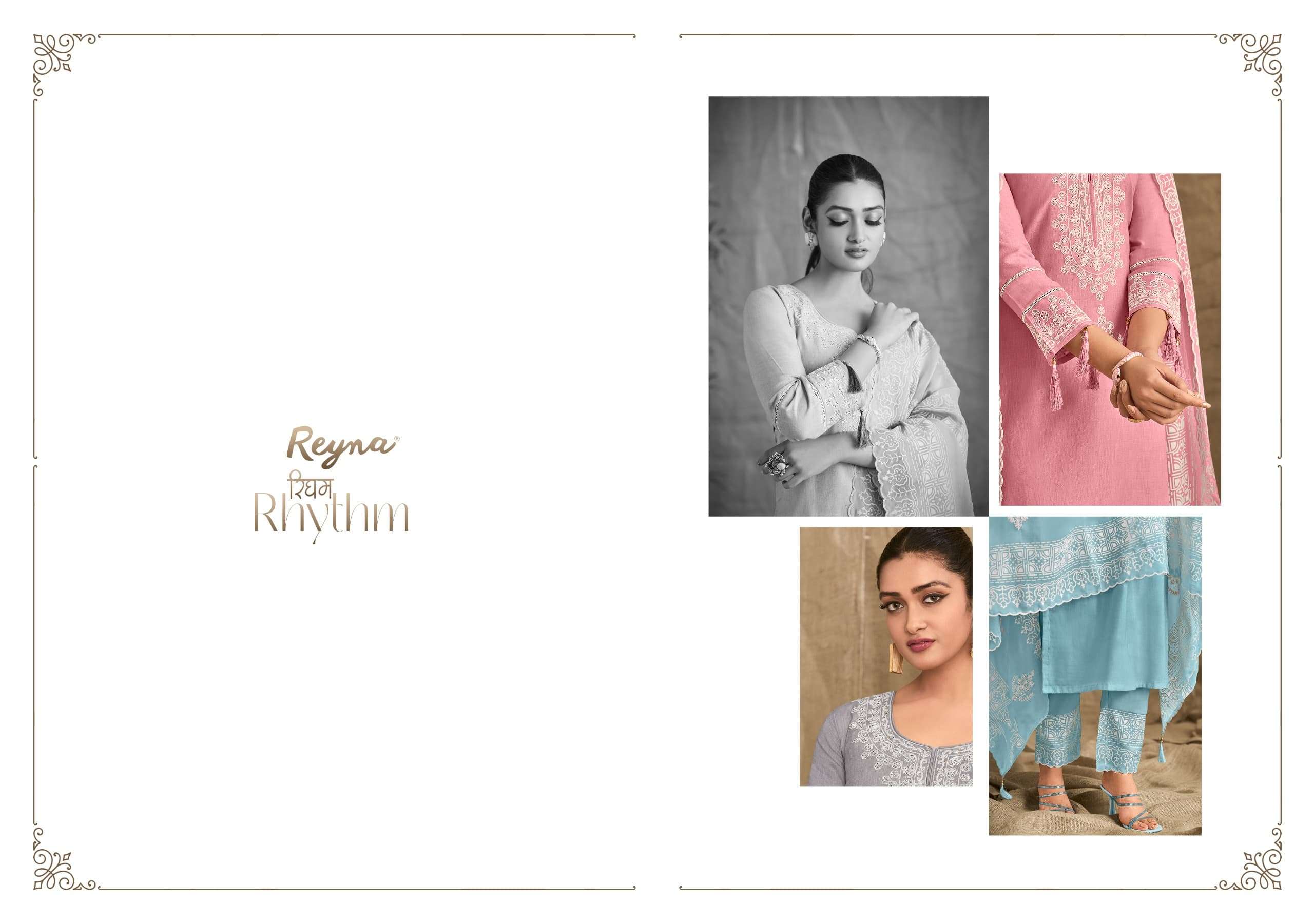 reyna rhythm 10076-10079 pakistani designer salwar kameez catalogue online purchasing surat gujarat 