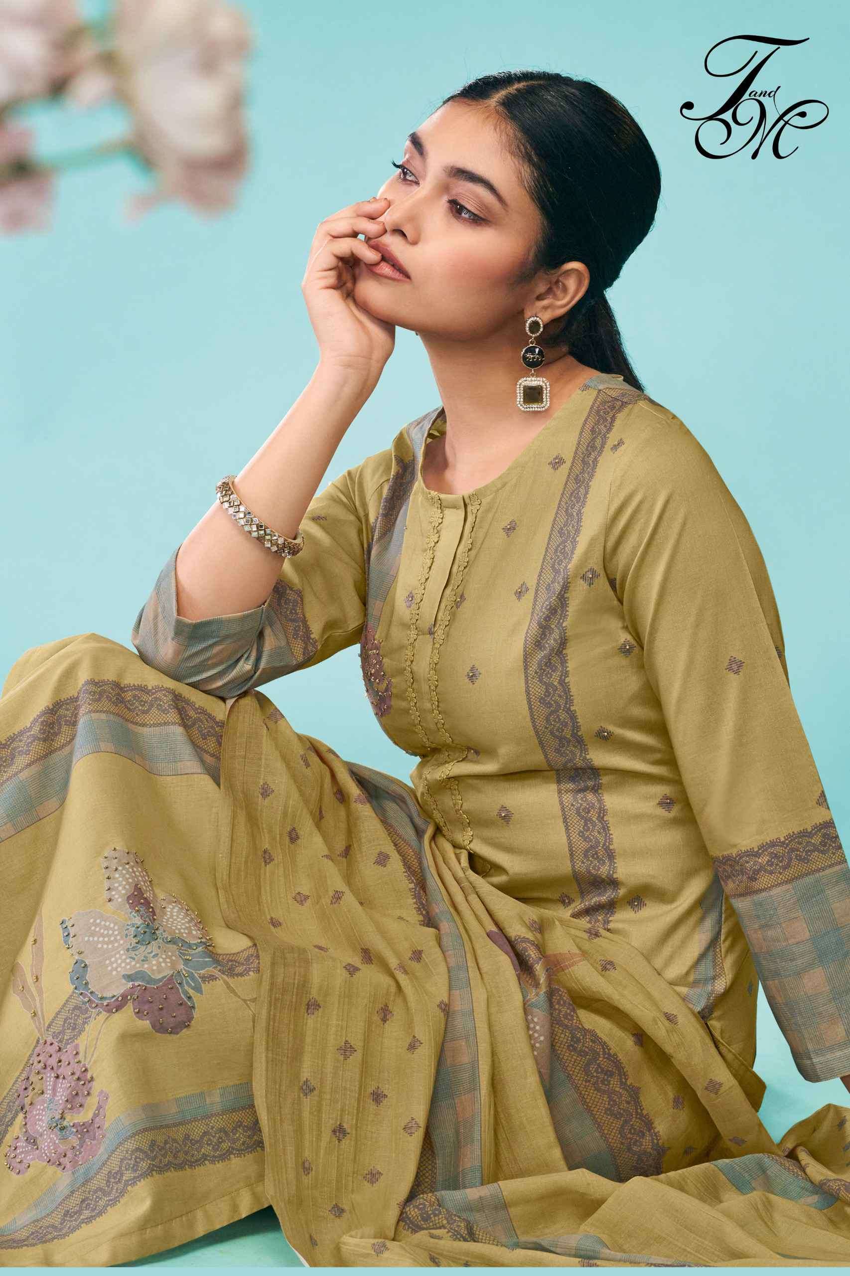 amrit by t&m  colors summer wear pure cotton exclusive designer salwar kameez best online price surat