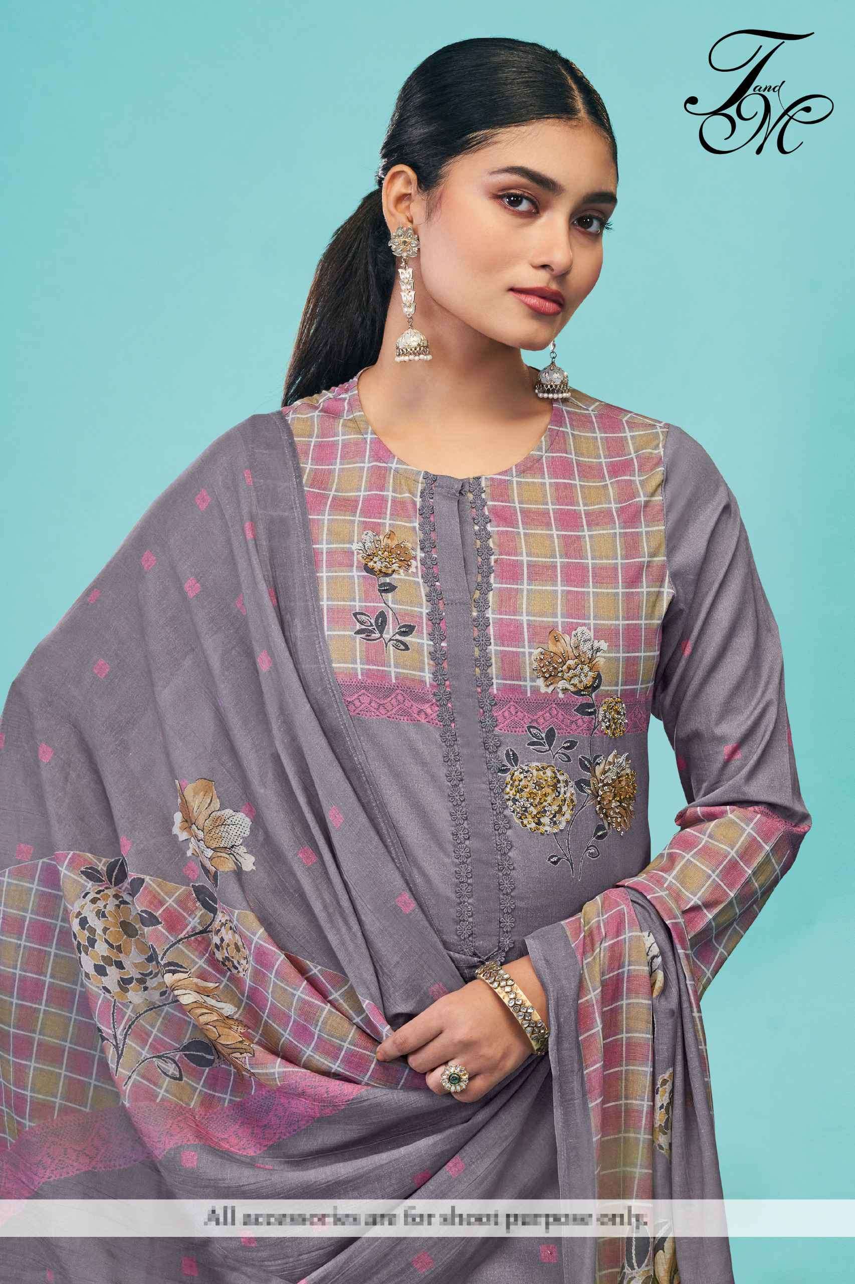 amrit by t&m  colors summer wear pure cotton exclusive designer salwar kameez best online price surat
