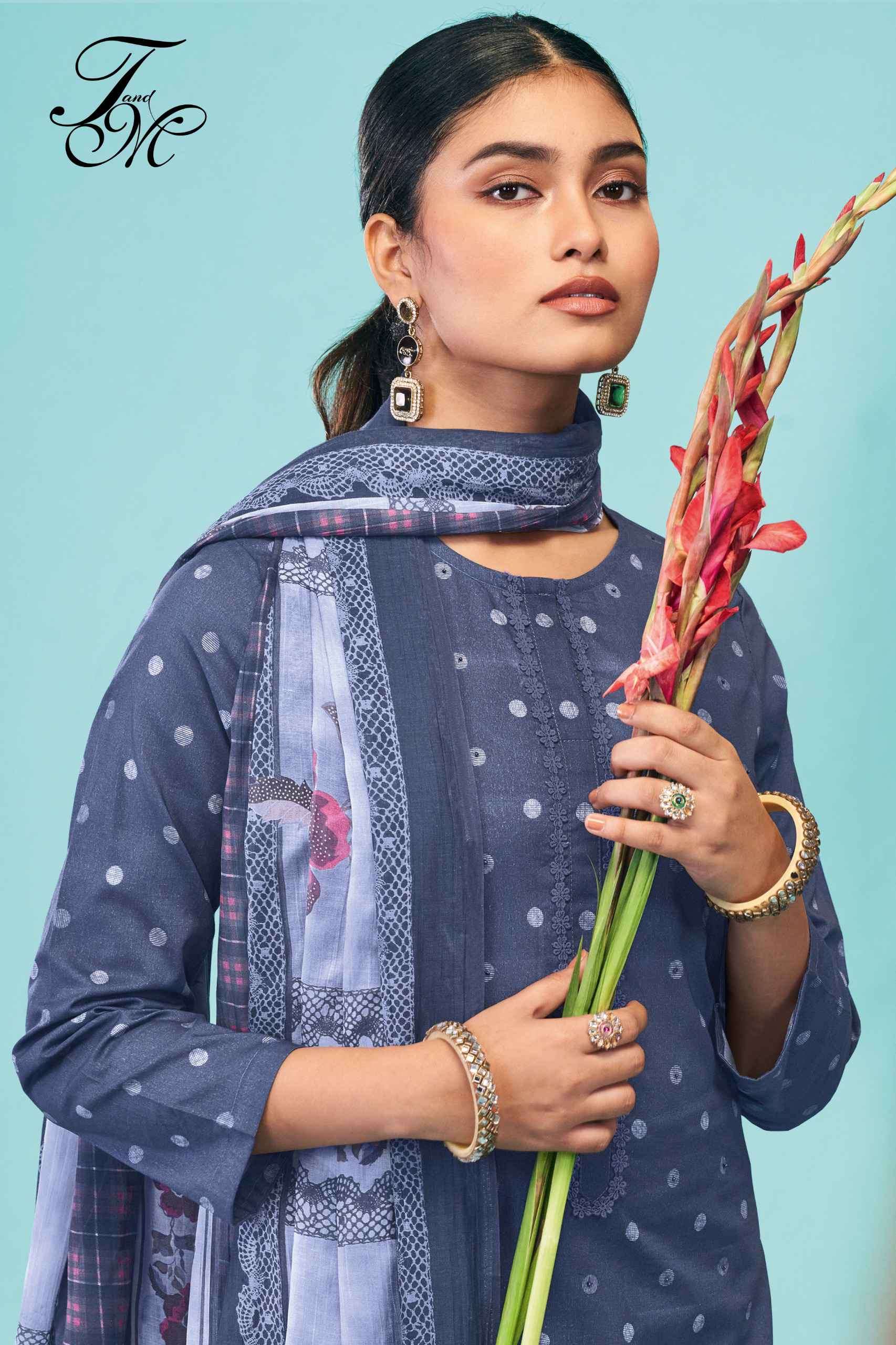 amrit by t&m  colors summer wear pure cotton exclusive designer salwar kameez best online price surat