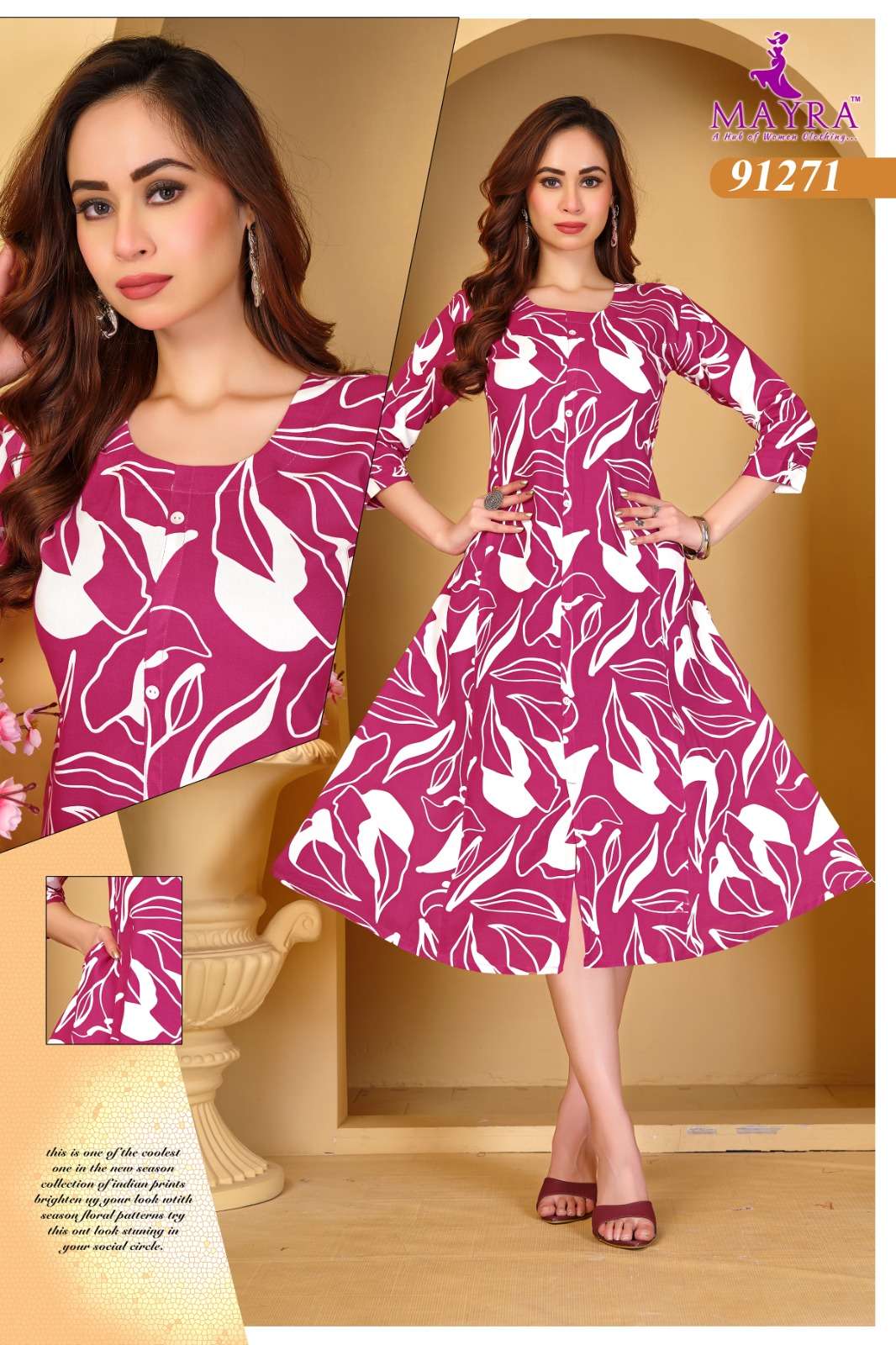 apsara by mayra colors rayon designer printed party wear readymade short top collection best online price surat