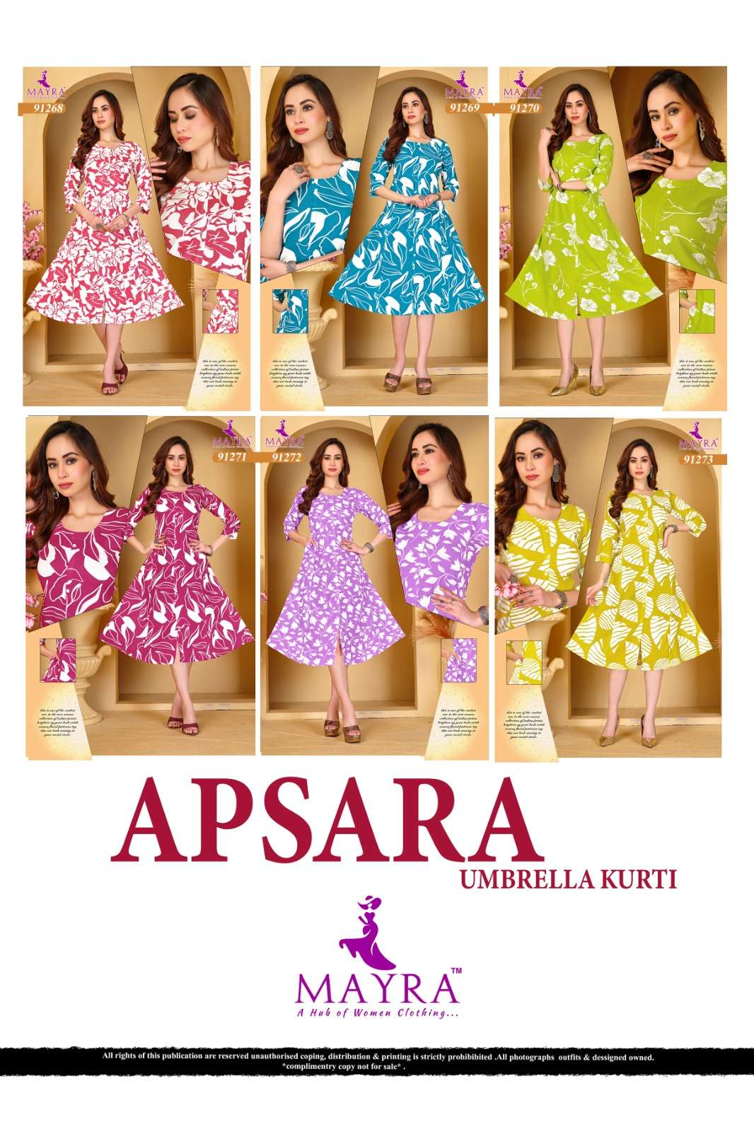 apsara by mayra colors rayon designer printed party wear readymade short top collection best online price surat