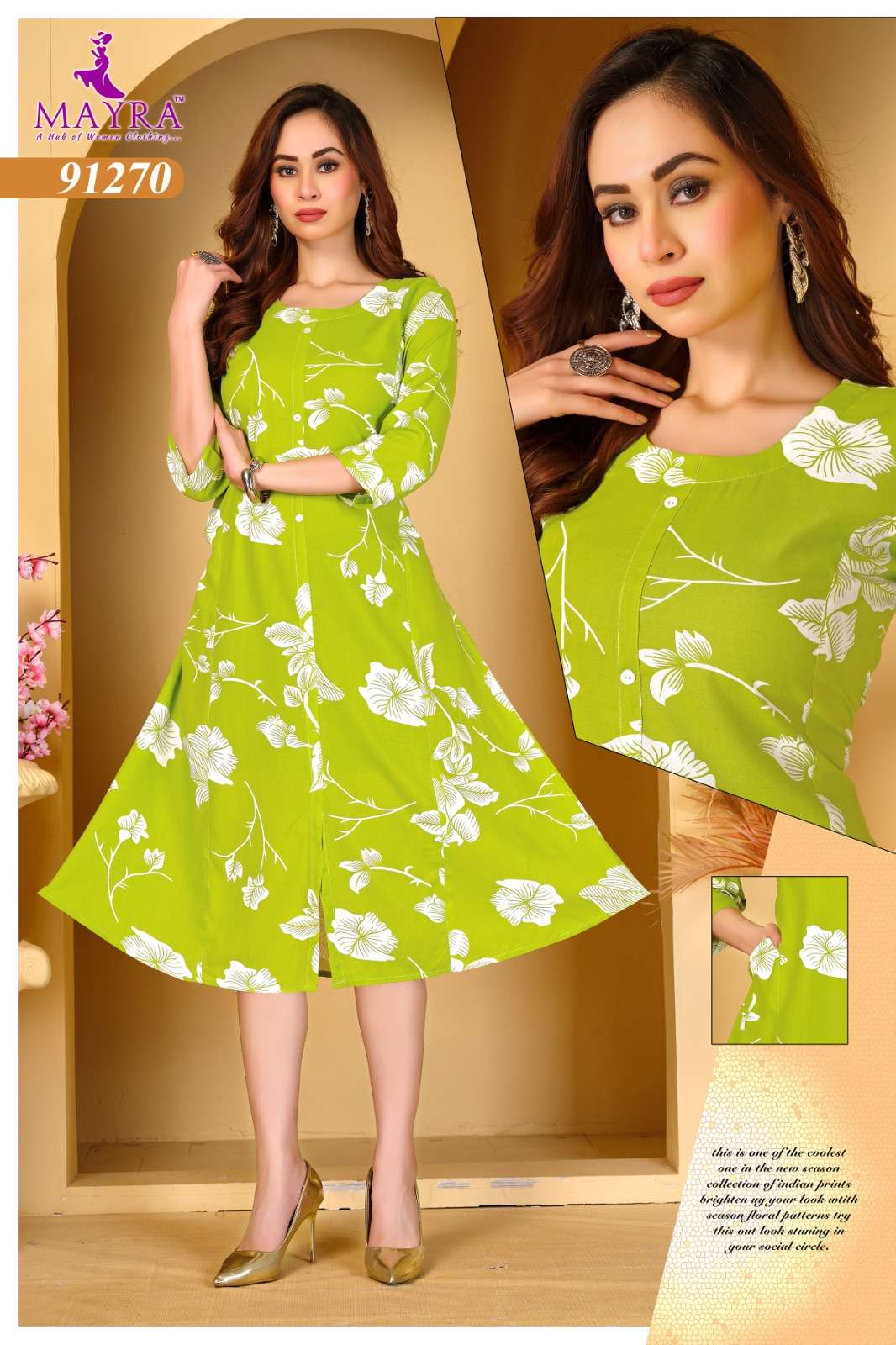 apsara by mayra colors rayon designer printed party wear readymade short top collection best online price surat