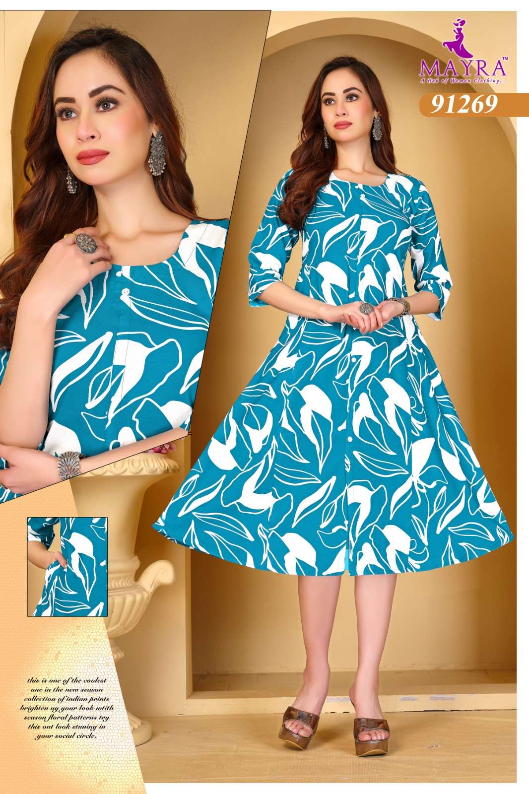 apsara by mayra colors rayon designer printed party wear readymade short top collection best online price surat