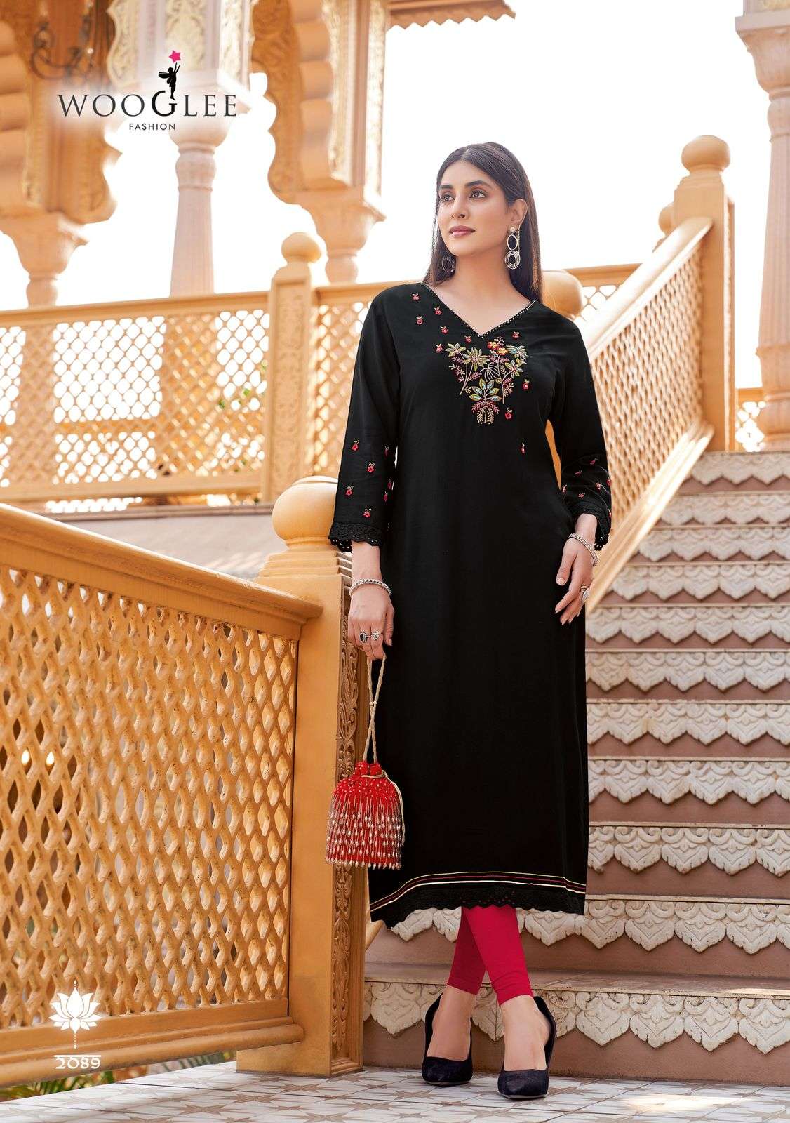 barbella vol 13 by wooglee fashion colors series heavy rayon designer kurtis best online price surat