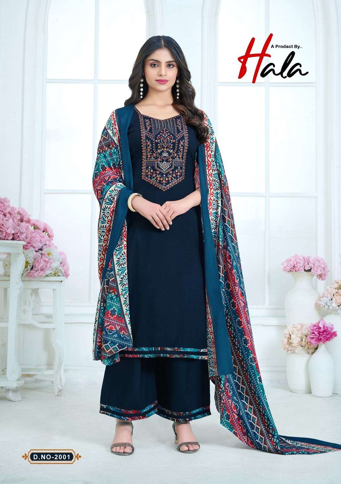 hala nigaar vol 2 designer rayon sulb embroidered salwar kameez wholesale best price catalogue 