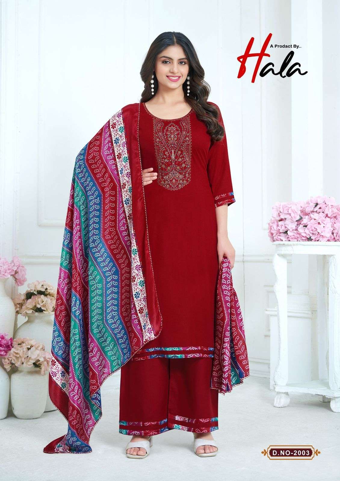 hala nigaar vol 2 designer rayon sulb embroidered salwar kameez wholesale best price catalogue 