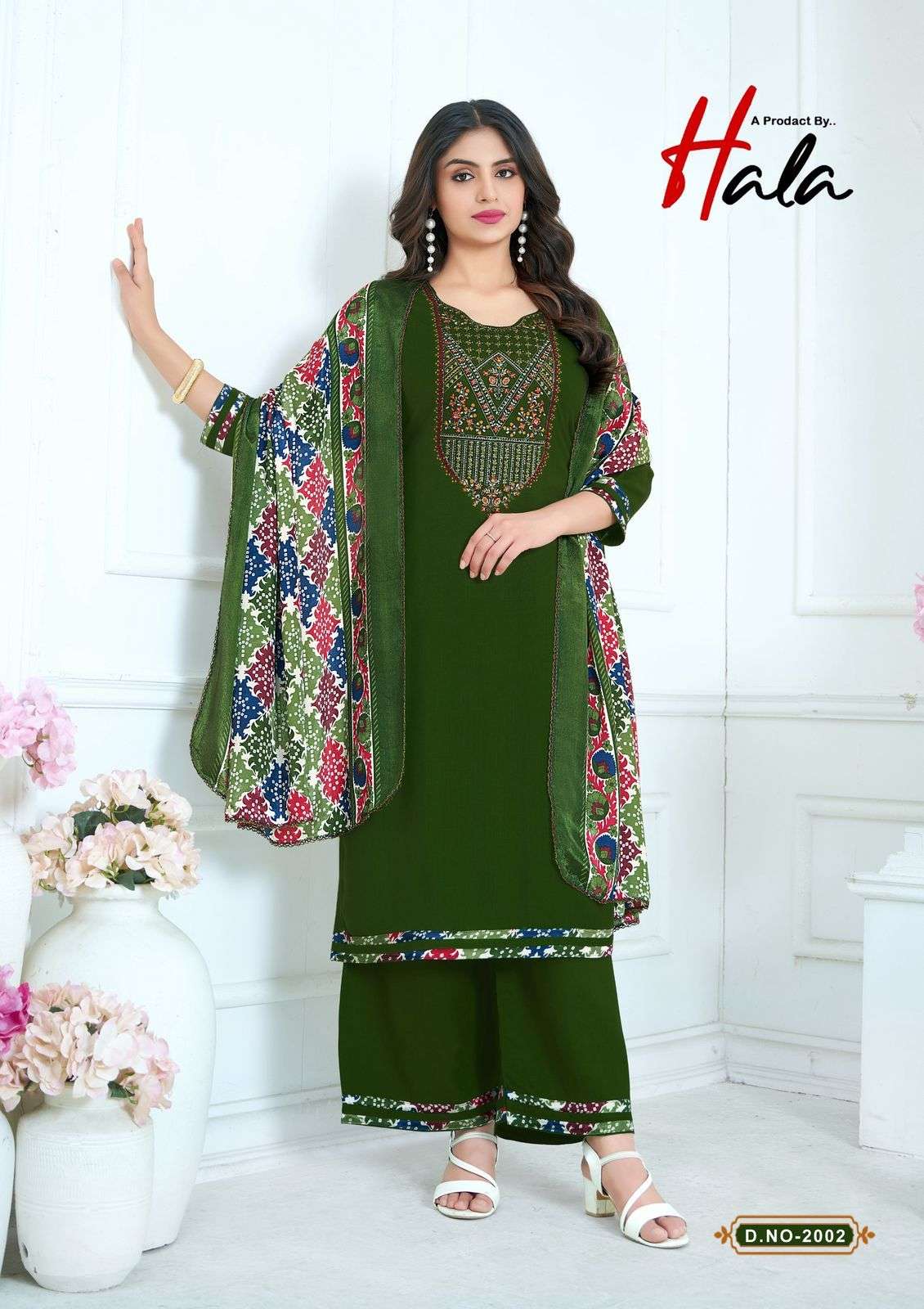 hala nigaar vol 2 designer rayon sulb embroidered salwar kameez wholesale best price catalogue 