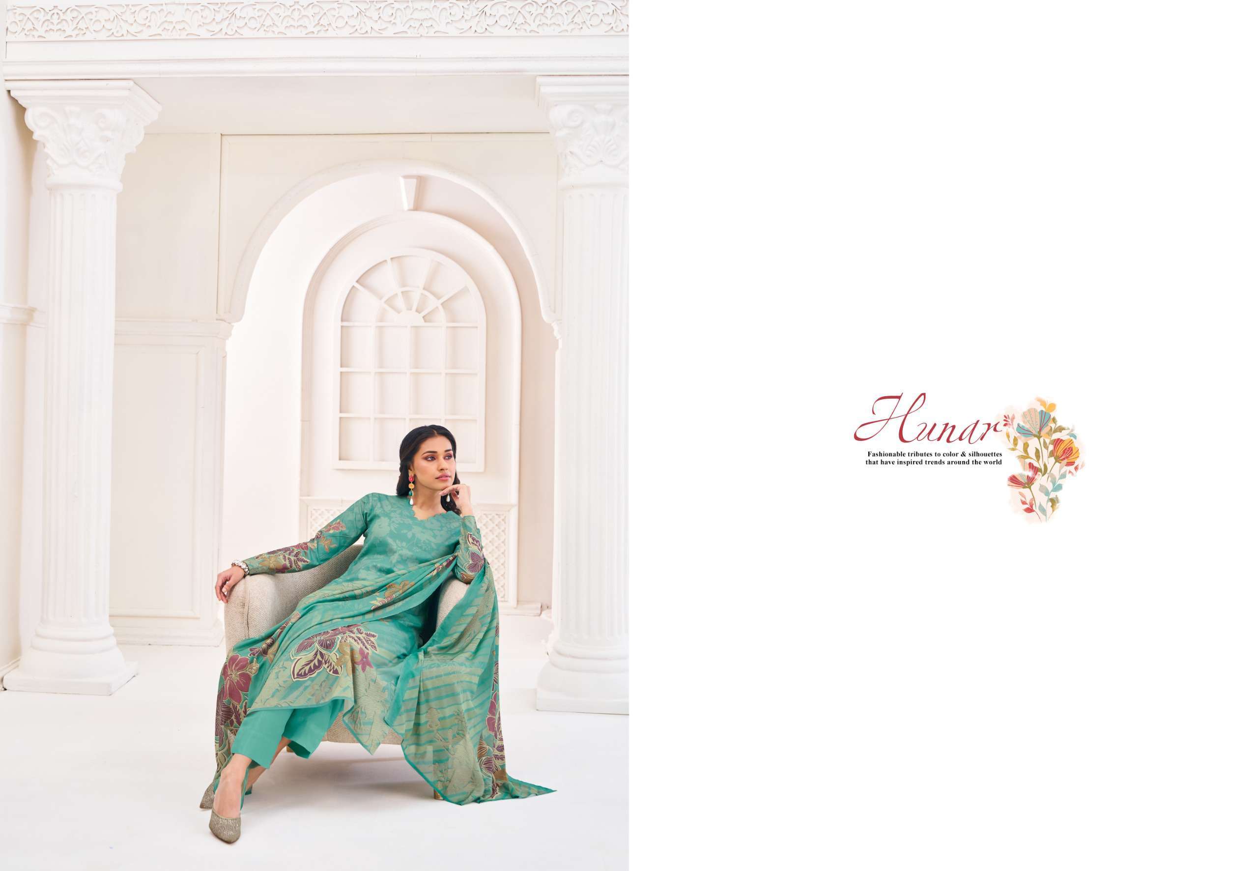 hunar by simar colors lawn cotton summer wear designer salwar kameez best online price surat