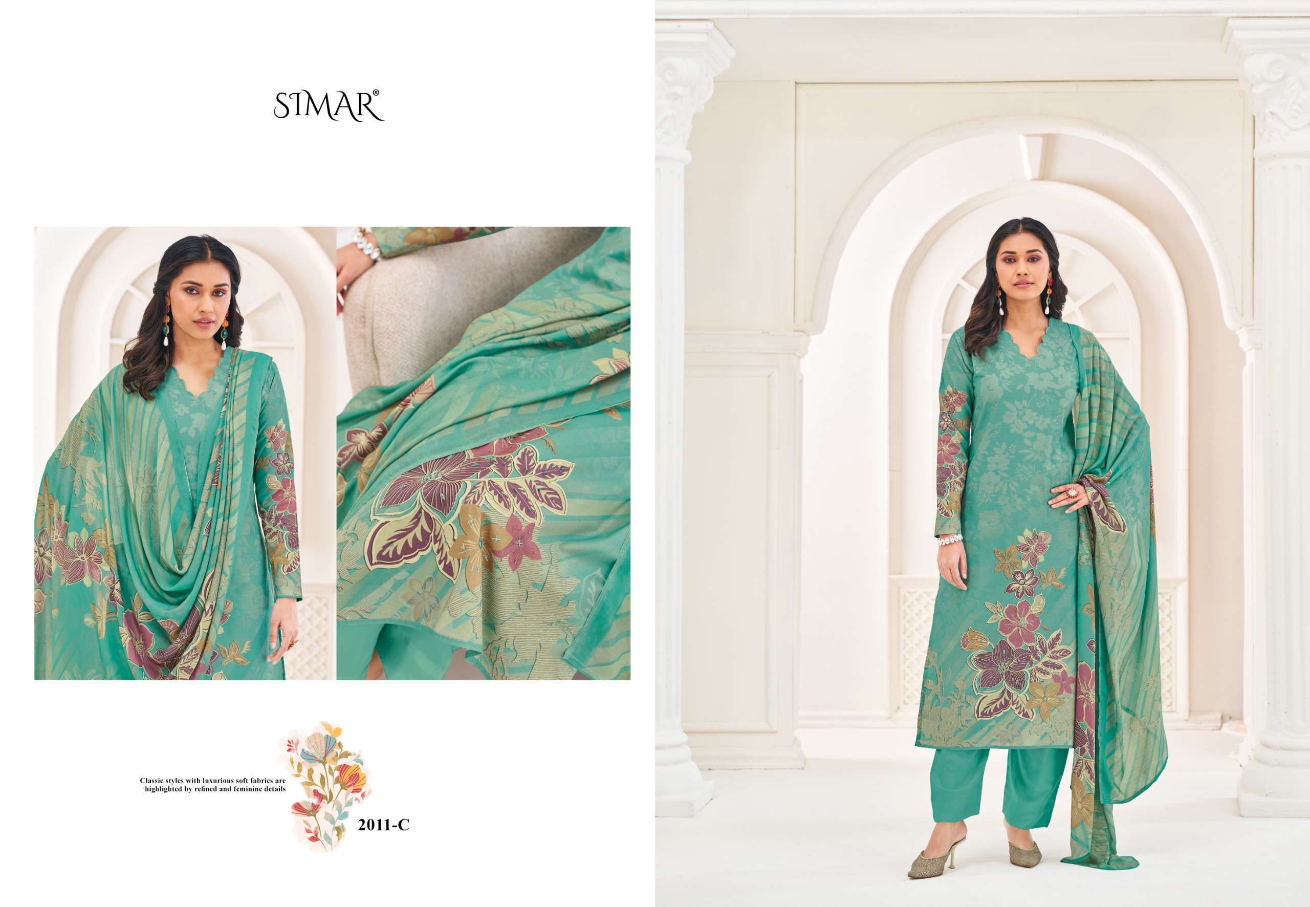 hunar by simar colors lawn cotton summer wear designer salwar kameez best online price surat
