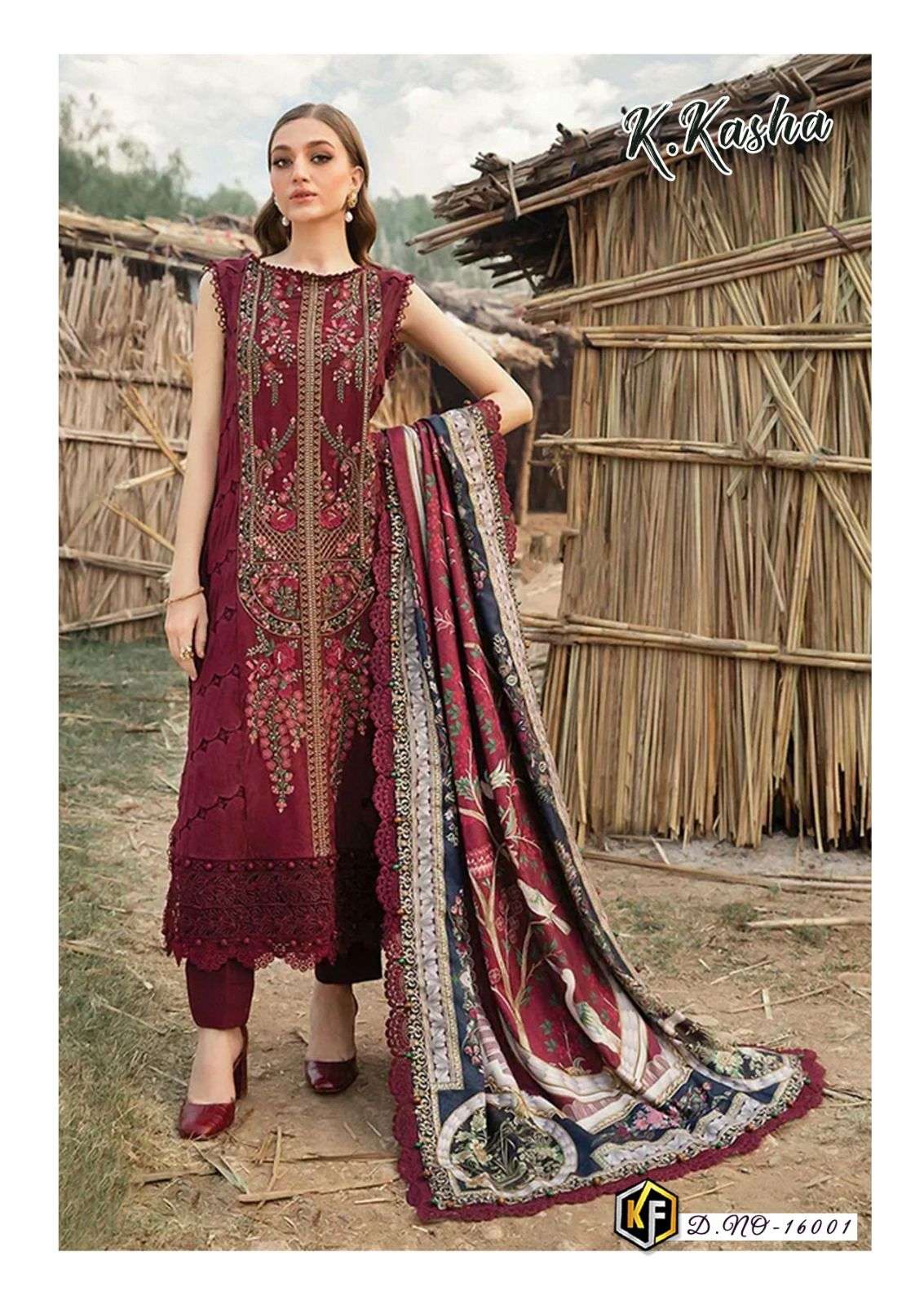k kasha vol 16 by keval fab colors series exclusive cotton printed designer salwar kameez best online price surat