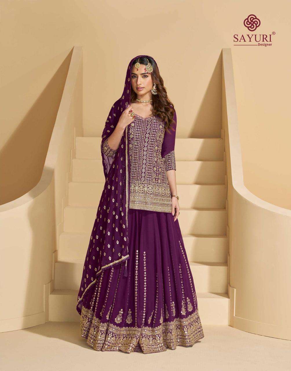 madhubala by sayuri colors series gerogette heavy beautiful embroidery work eid special salwar kameez best online price surat