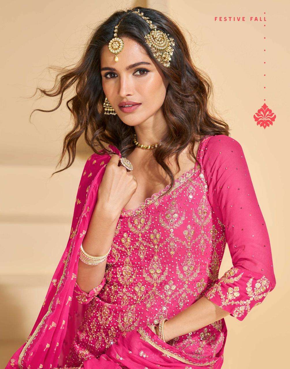 madhubala by sayuri colors series gerogette heavy beautiful embroidery work eid special salwar kameez best online price surat