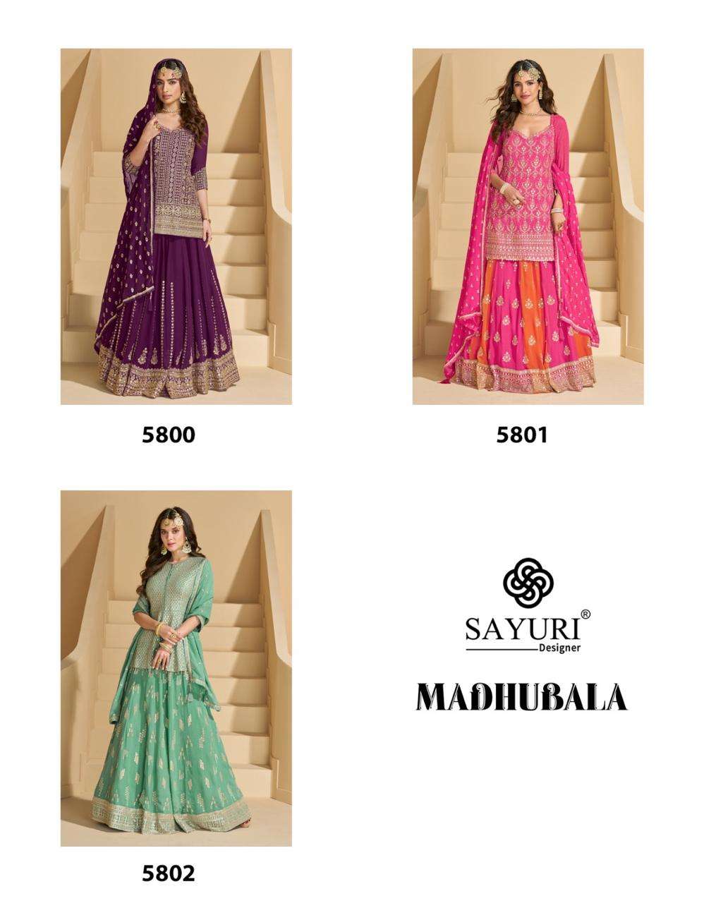 madhubala by sayuri colors series gerogette heavy beautiful embroidery work eid special salwar kameez best online price surat