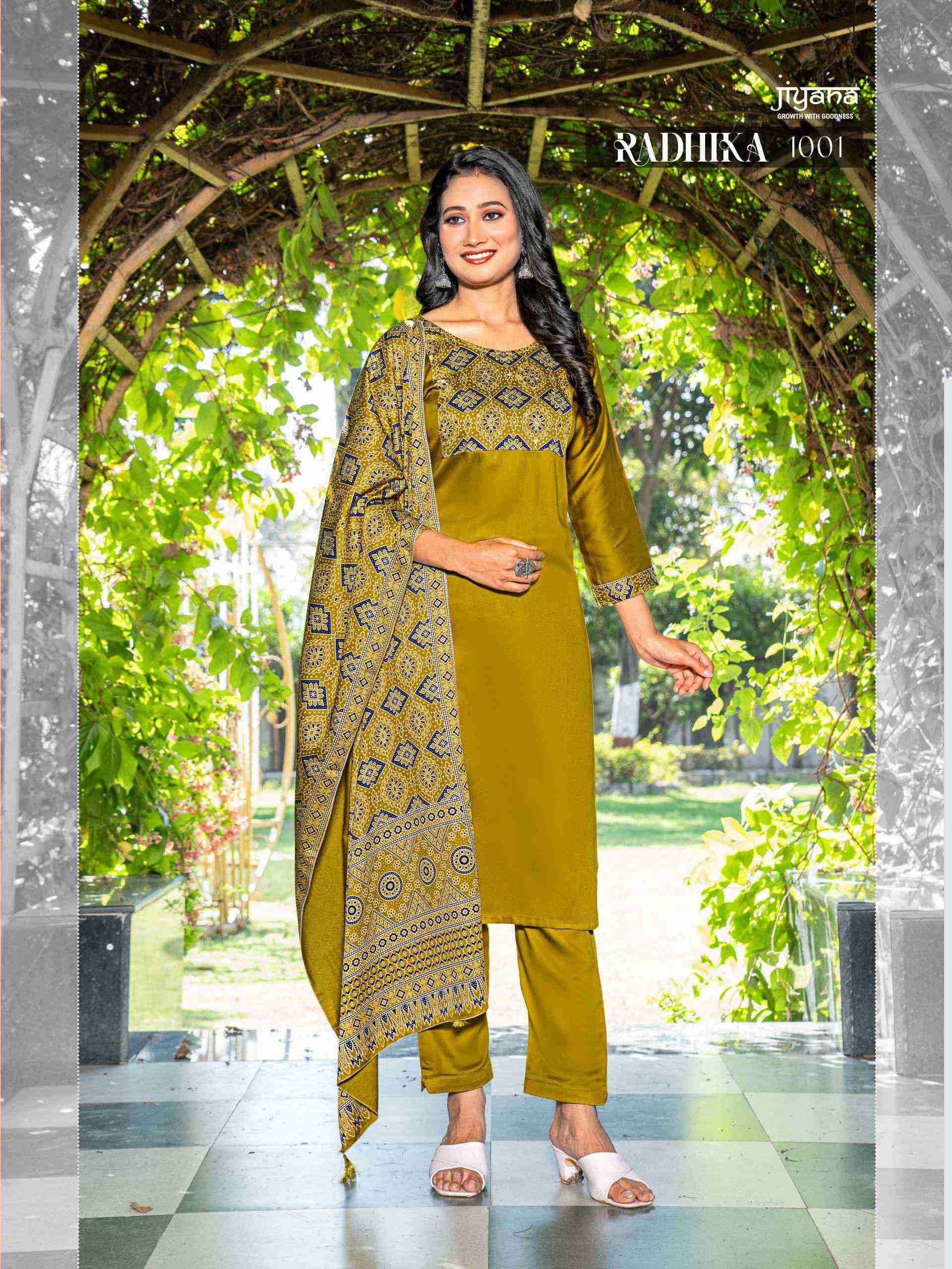 radhika by jiyana colors series gajji silk new best designer readymade salwar kameez best online price surat