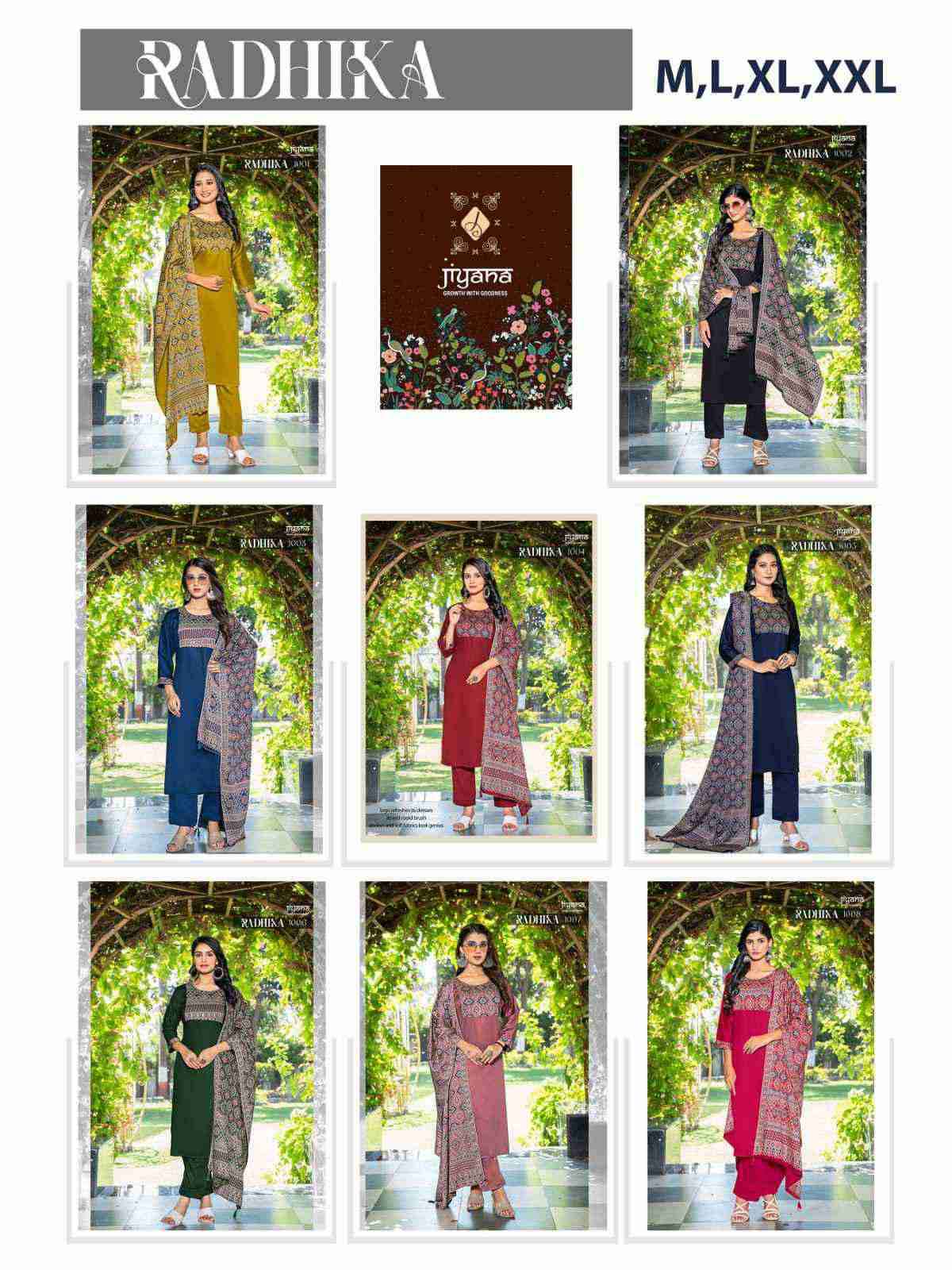 radhika by jiyana colors series gajji silk new best designer readymade salwar kameez best online price surat