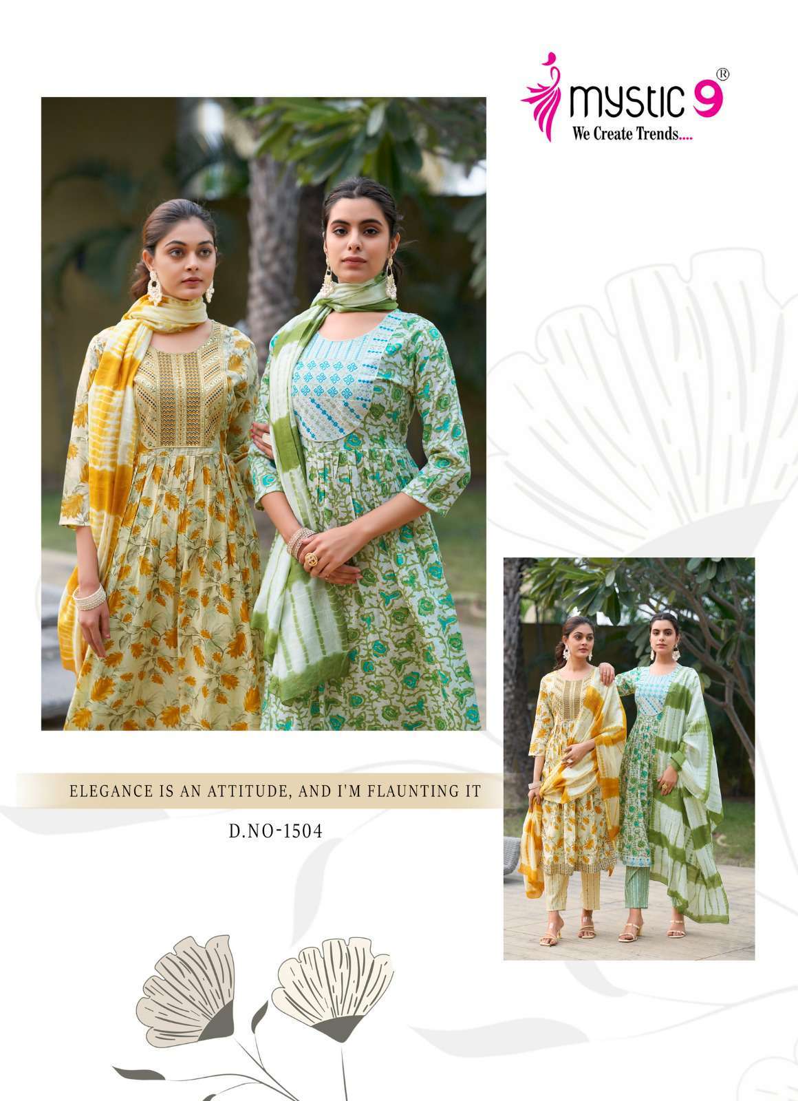 sara vol 15 by mystic 9 1501-1508 colors series premium rayon capsule embroidered designer readymade kurti best onlinr price surat