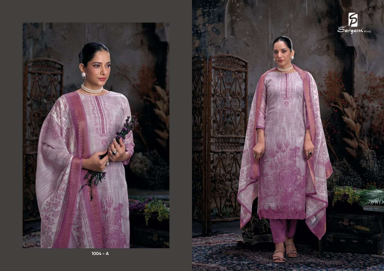 tashi by sargam colors pure linen fancy embroidery designer salwar kameez best rant online surat