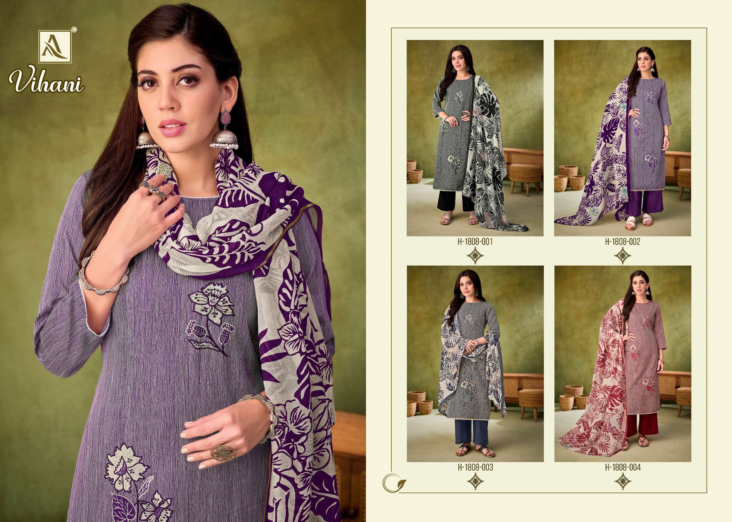 vihani by alok suits colors series pure jam with embroidery exclusive designer salwar kameez best online price surat