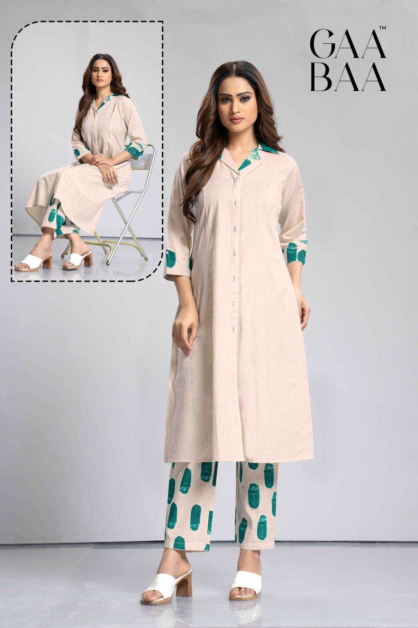 913 by gaabaa summer trendy daily wear readymade cord set collection online price surat