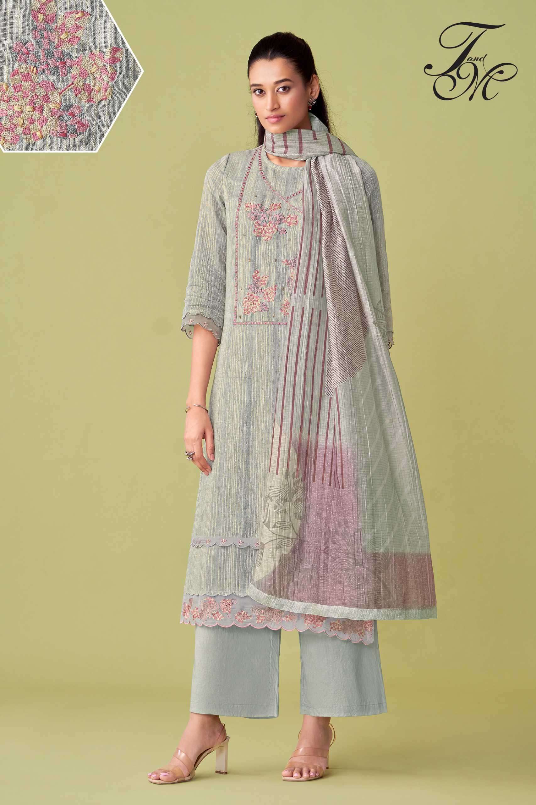 ahana by t&m colors heavy embroidery best designer party wear salwar kameez online surat