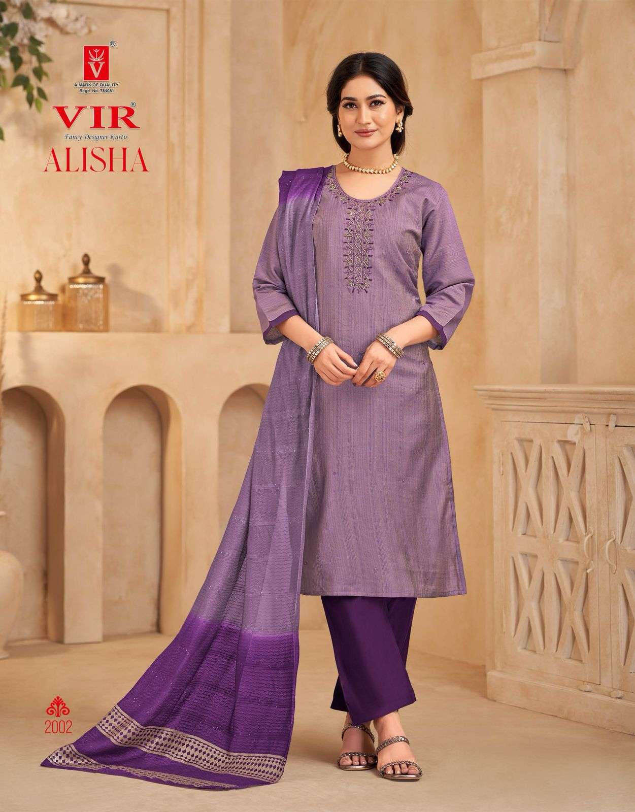 alisha vol 1 by vir 2001-2006 series plus size designer handwork party casual wear salwar kameez best online price surat