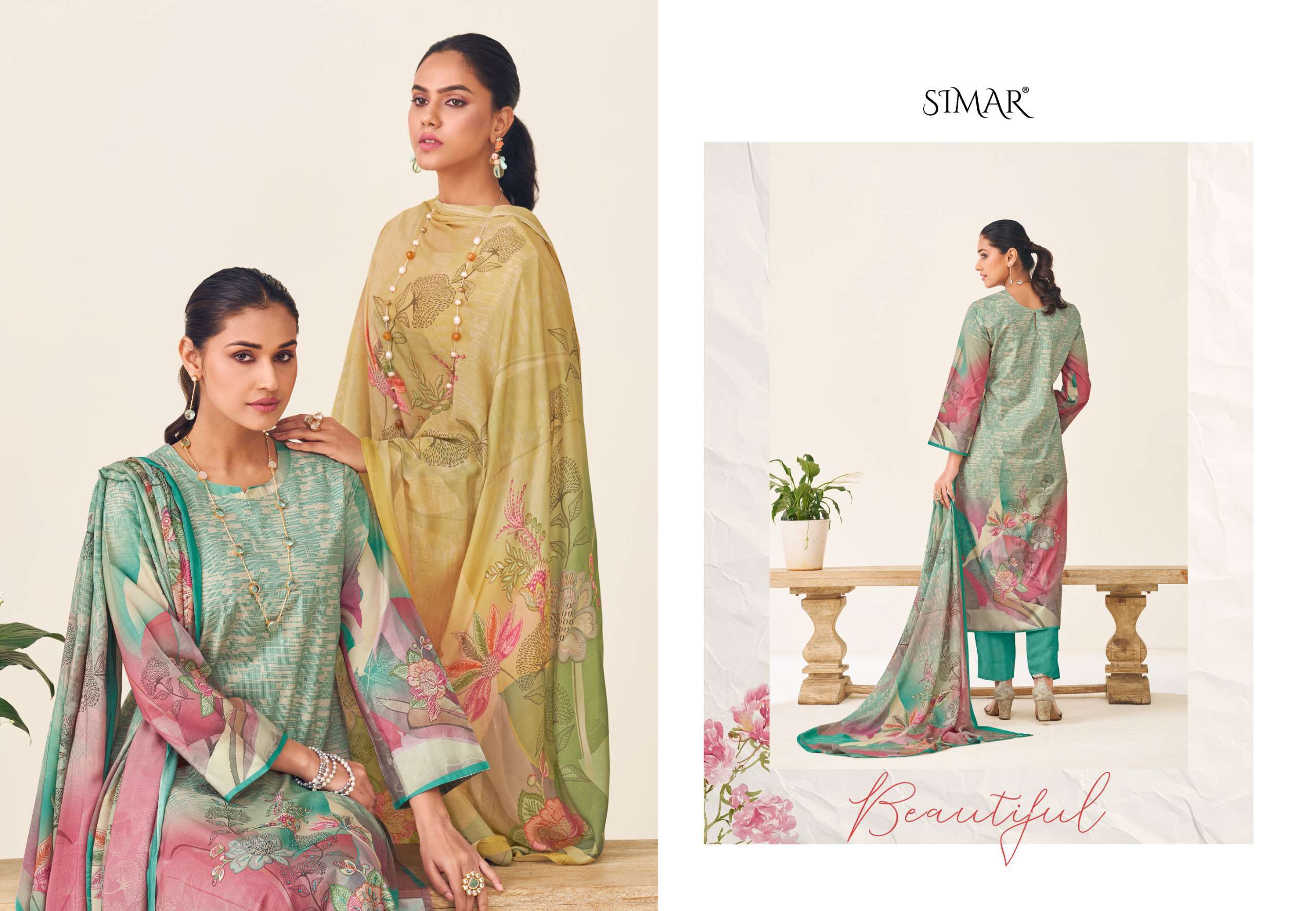 archana by simar colors premium unstitched designer lawn cotton salwar kameez online dealer surat