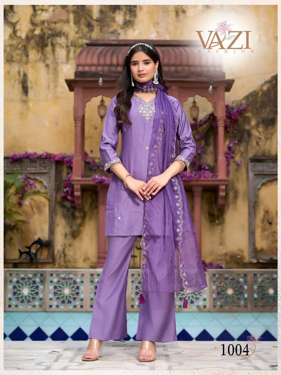 bell bottom by vazi fashion fancy designer modern readymade cord set collection best online price surat